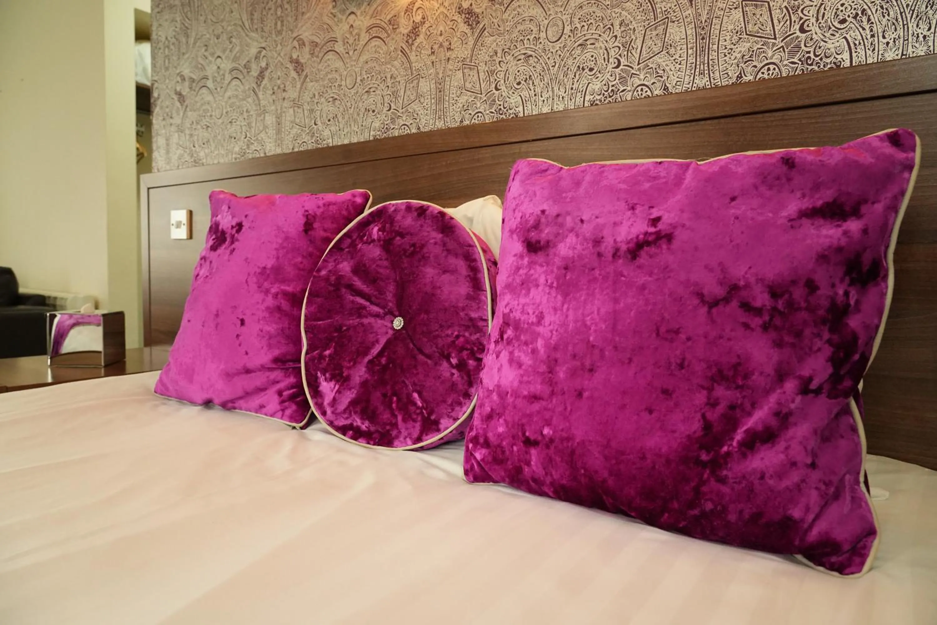 Bed in The Continental Hotel, Derby