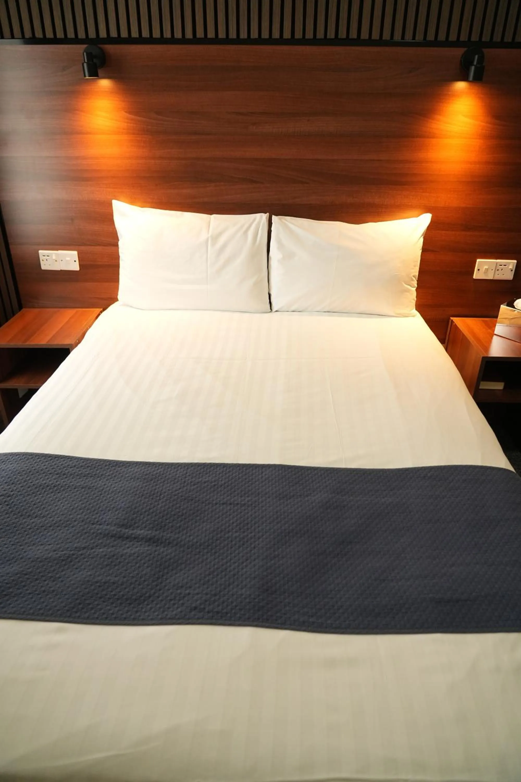 Bed in The Continental Hotel, Derby