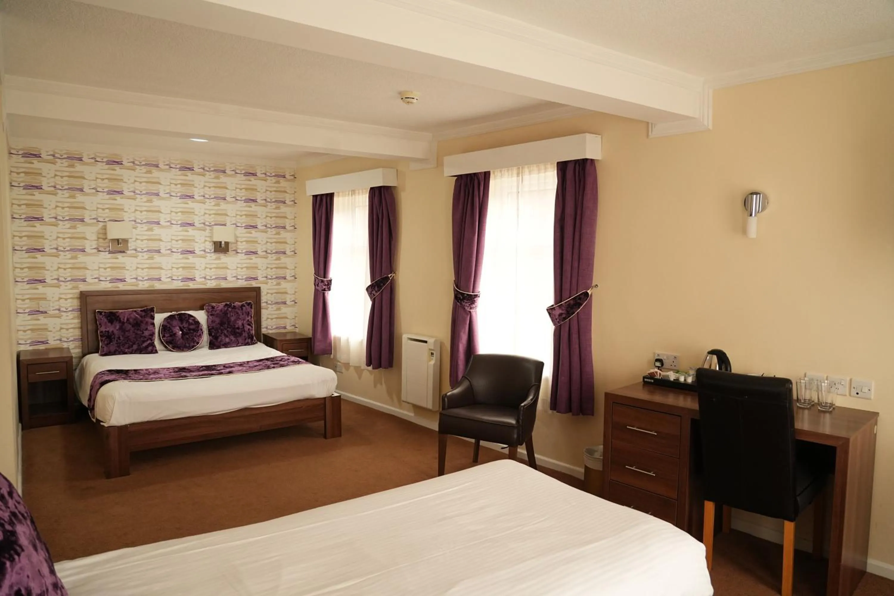 Bed in The Continental Hotel, Derby