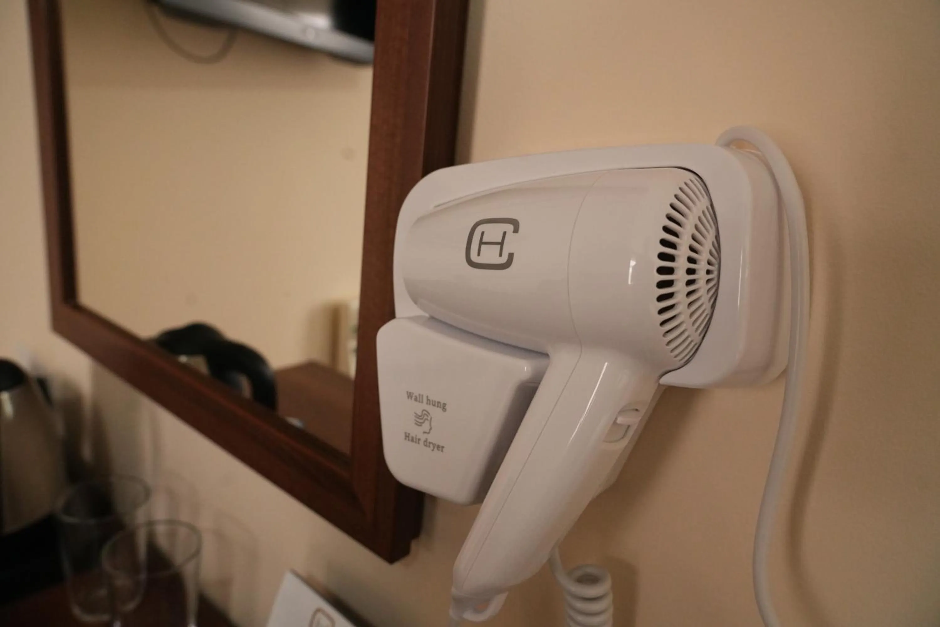 hair dryier in The Continental Hotel, Derby