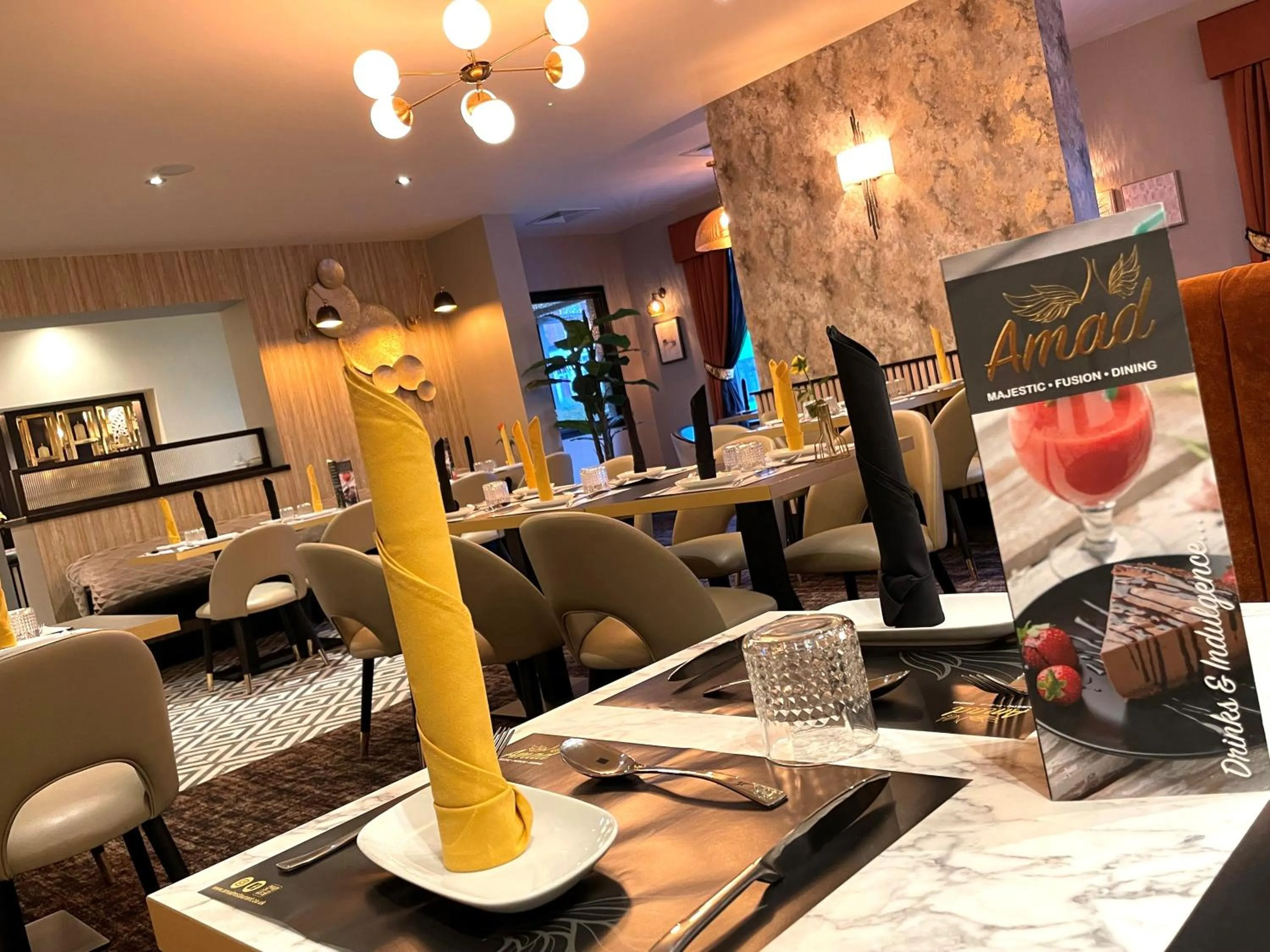 Restaurant/places to eat in The Continental Hotel, Derby