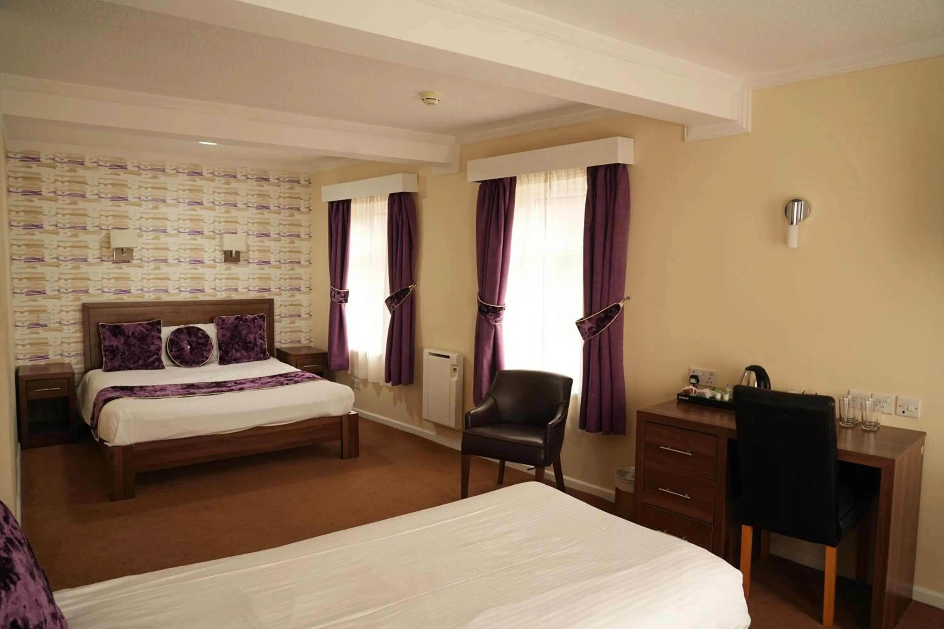 Bed in The Continental Hotel, Derby