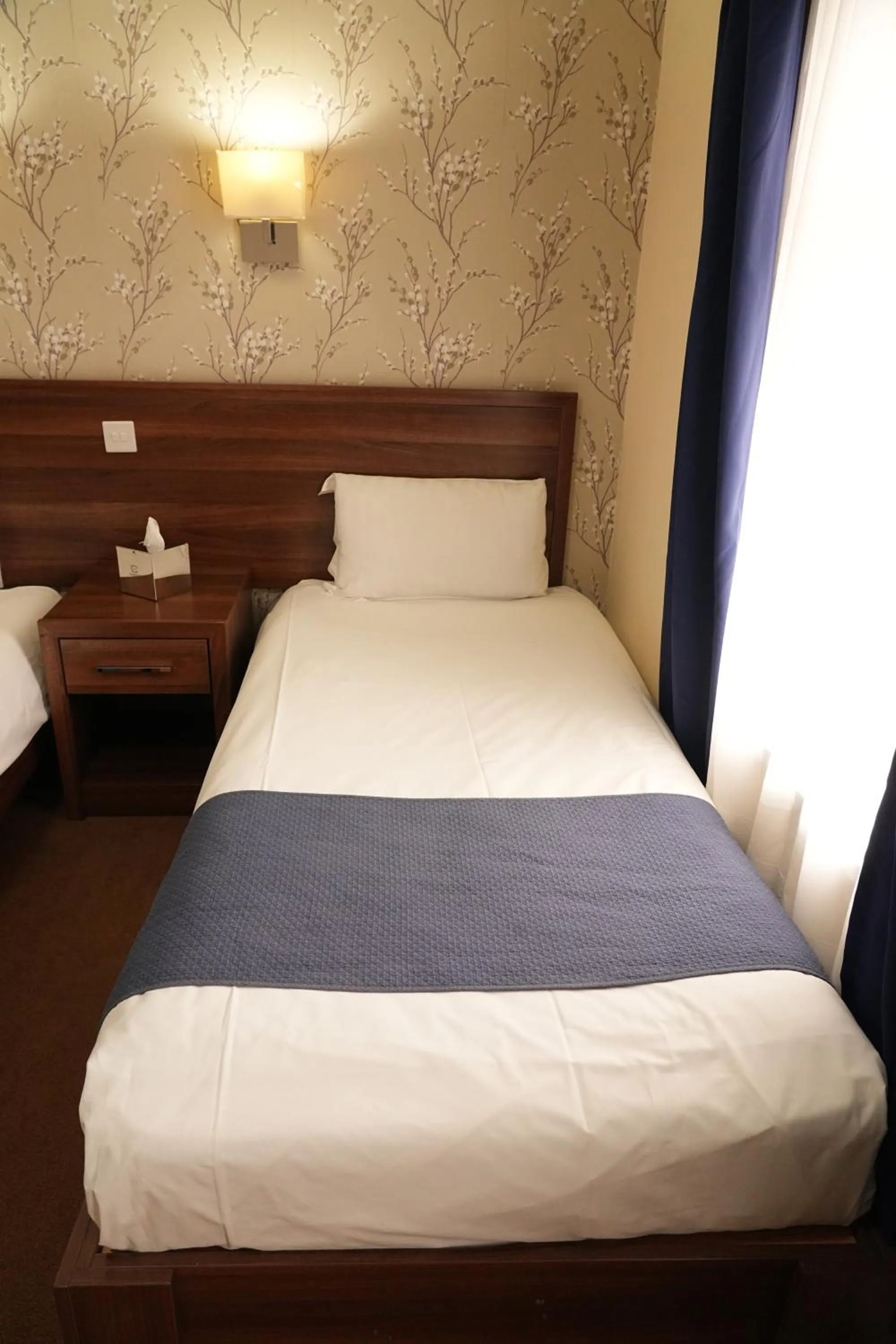 Bed in The Continental Hotel, Derby