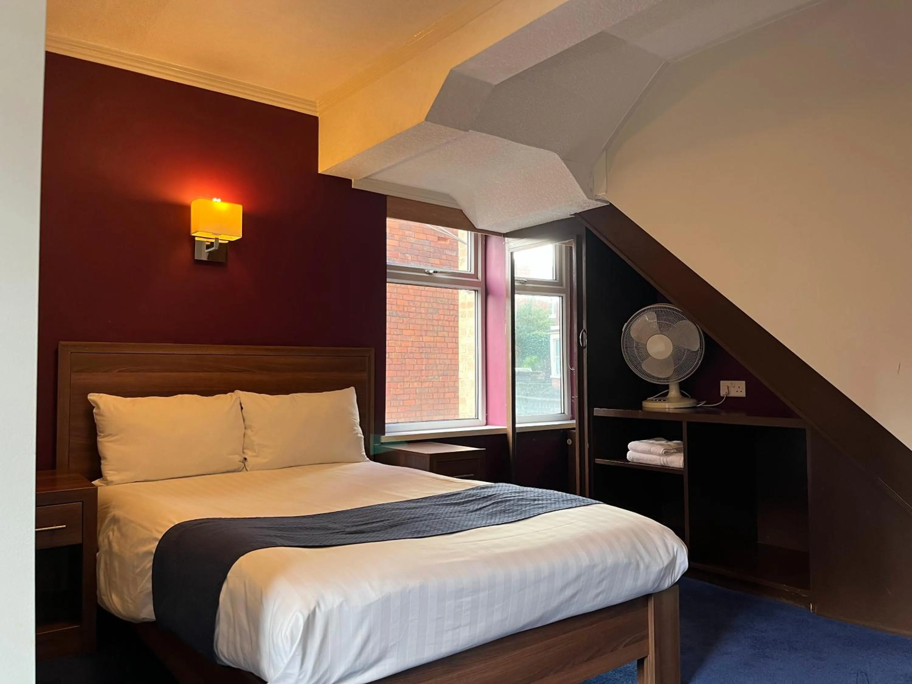 Bed in The Continental Hotel, Derby