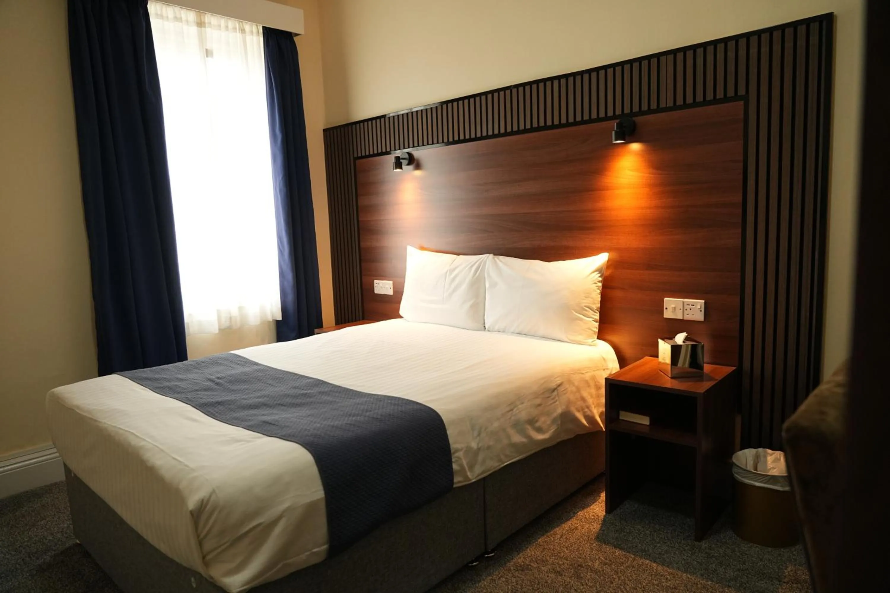 Bed in The Continental Hotel, Derby