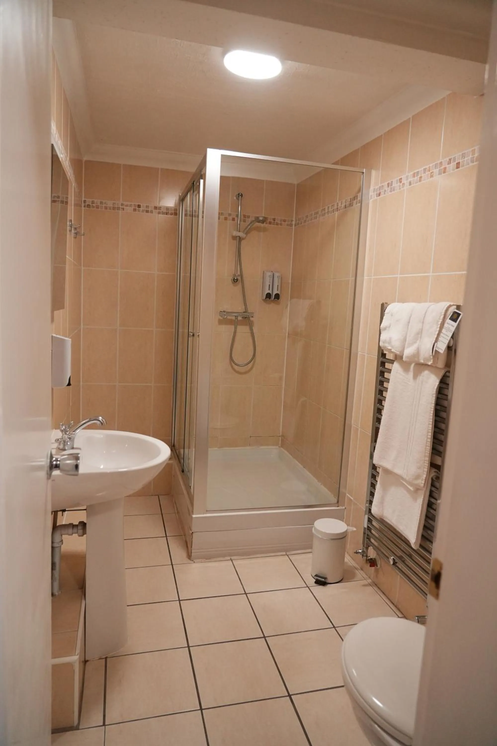 Shower in The Continental Hotel, Derby