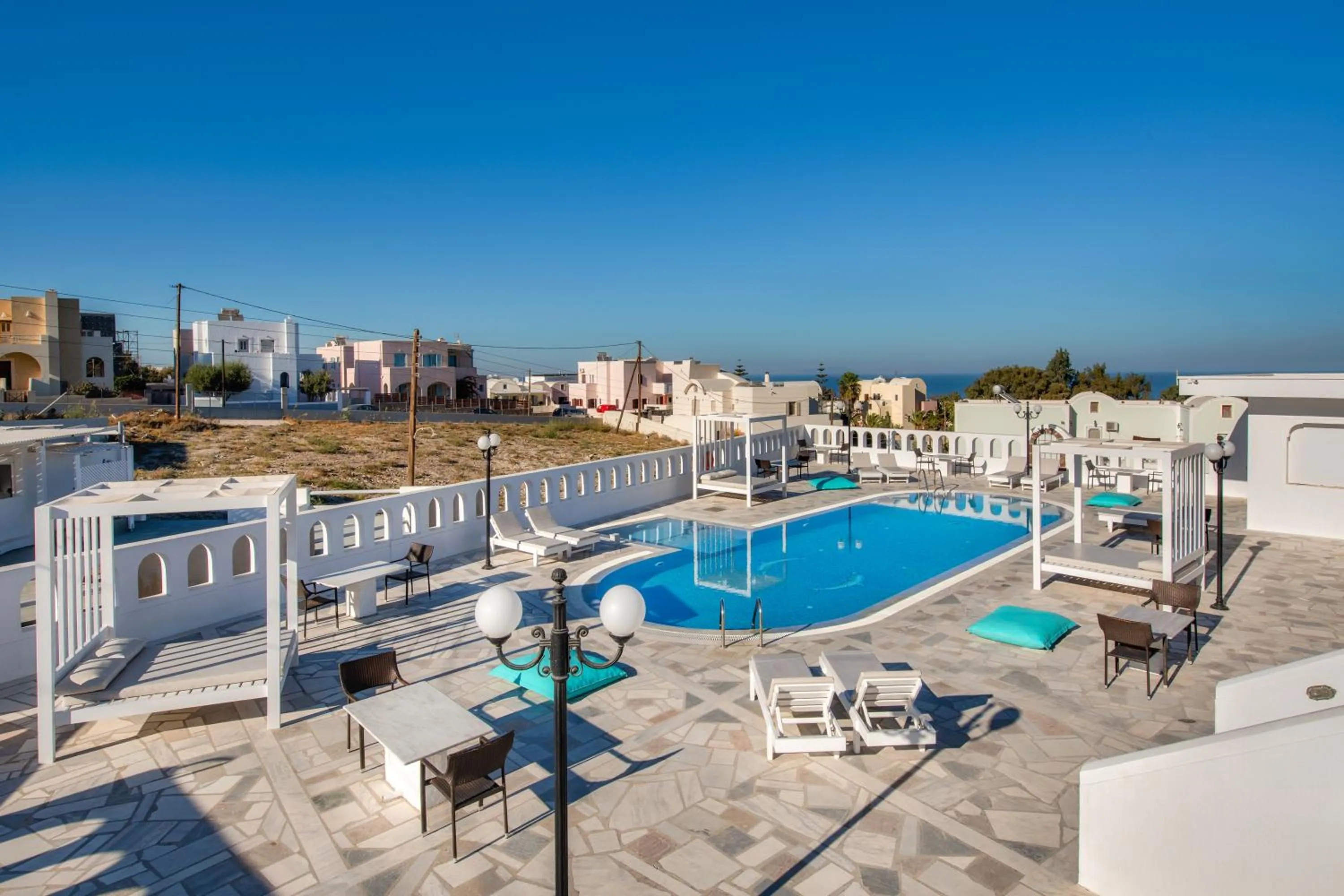 Pool view in Villa Kavallaris & Apartments
