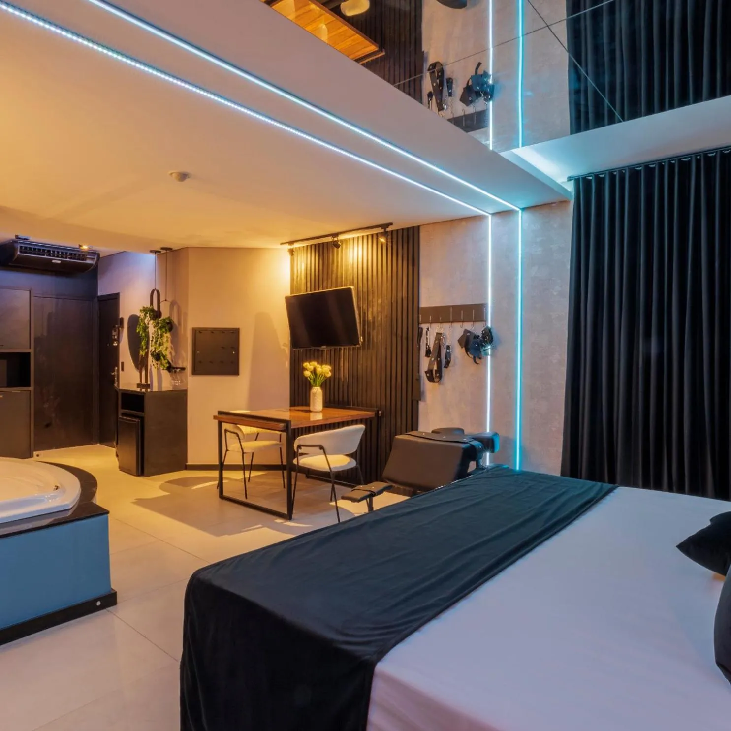 Bed in Medieval Hotel Motel SPA - Porto Alegre-RS