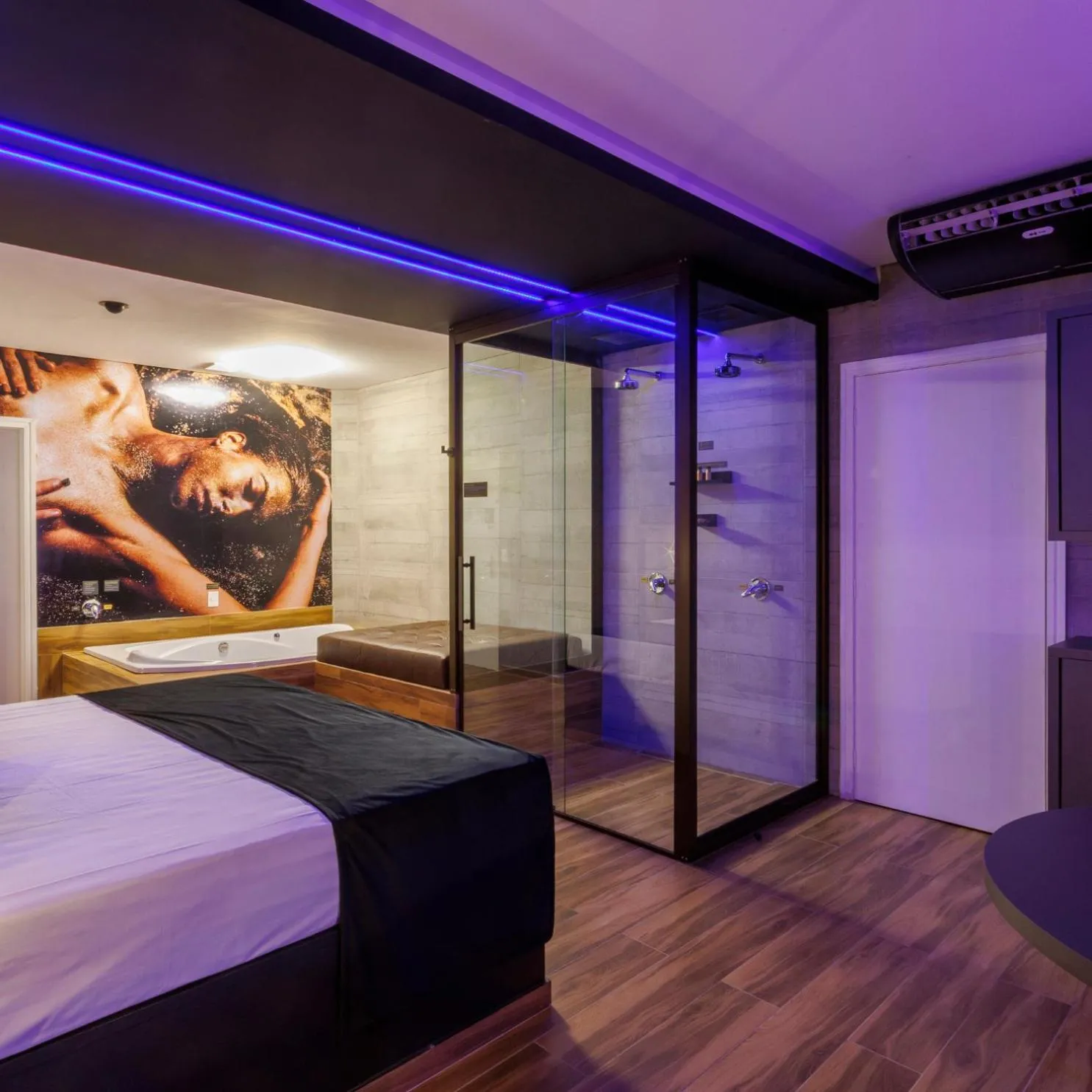Bed in Medieval Hotel Motel SPA - Porto Alegre-RS