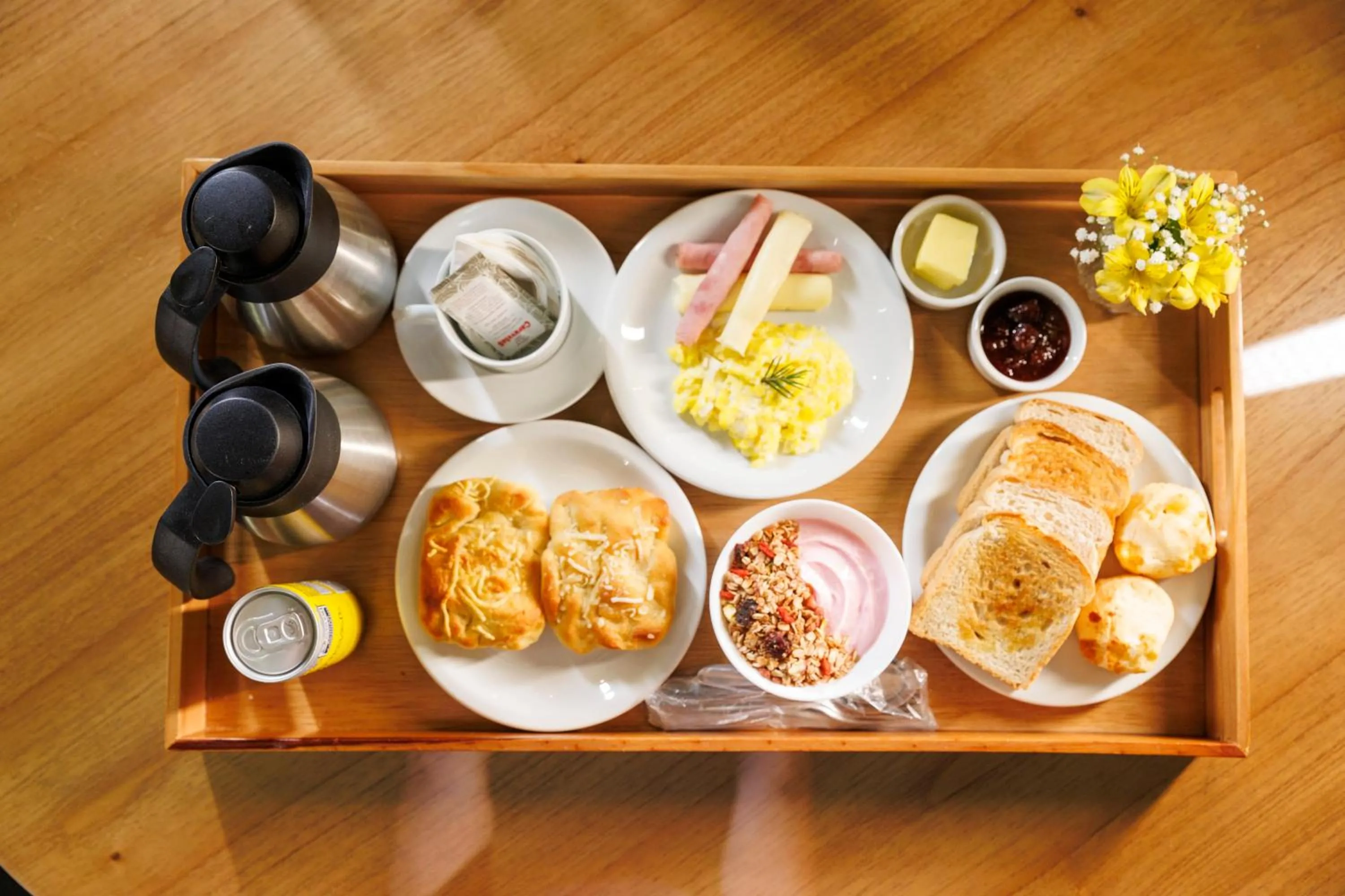 Breakfast in Medieval Hotel Motel SPA - Porto Alegre-RS