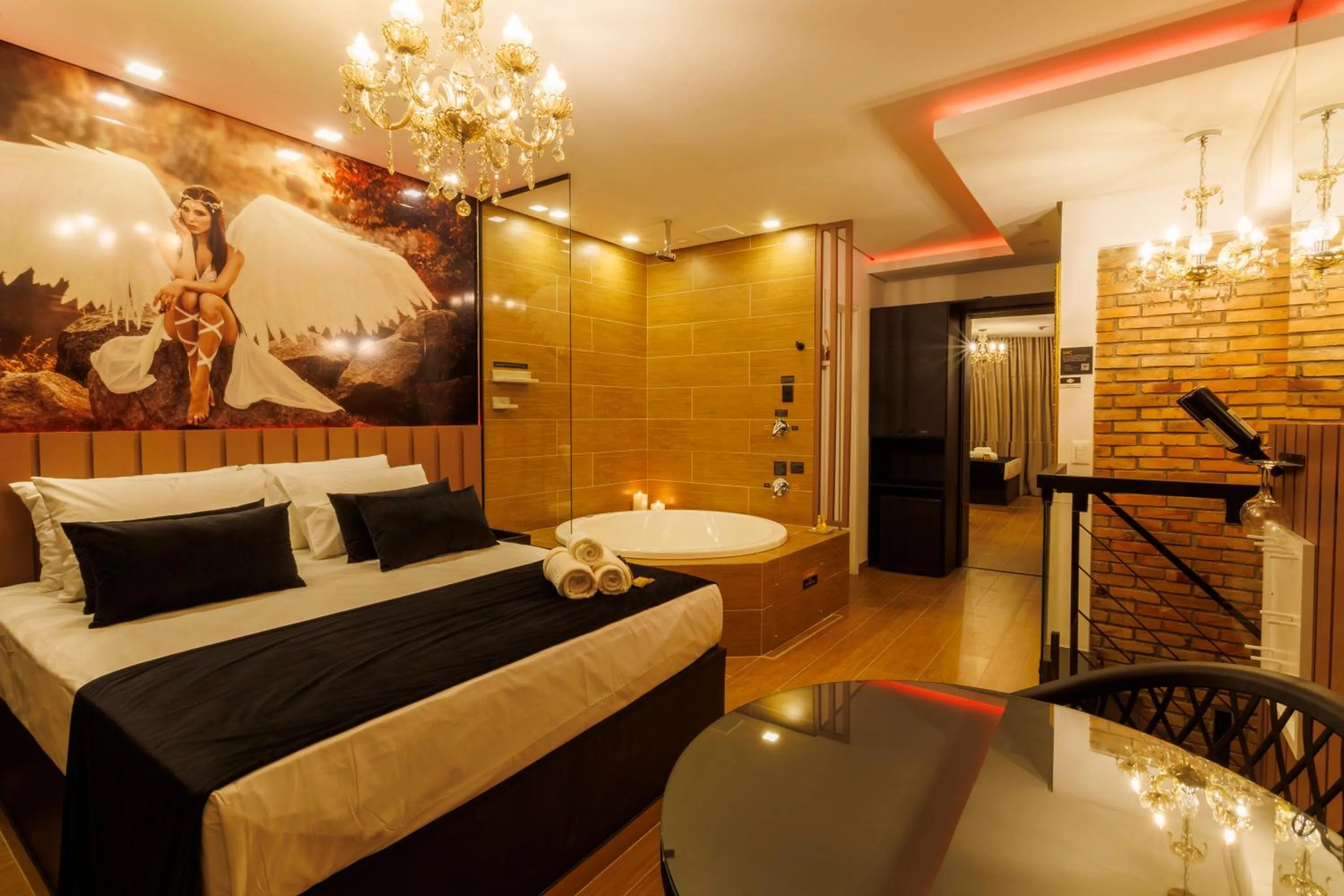Bed in Medieval Hotel Motel SPA - Porto Alegre-RS