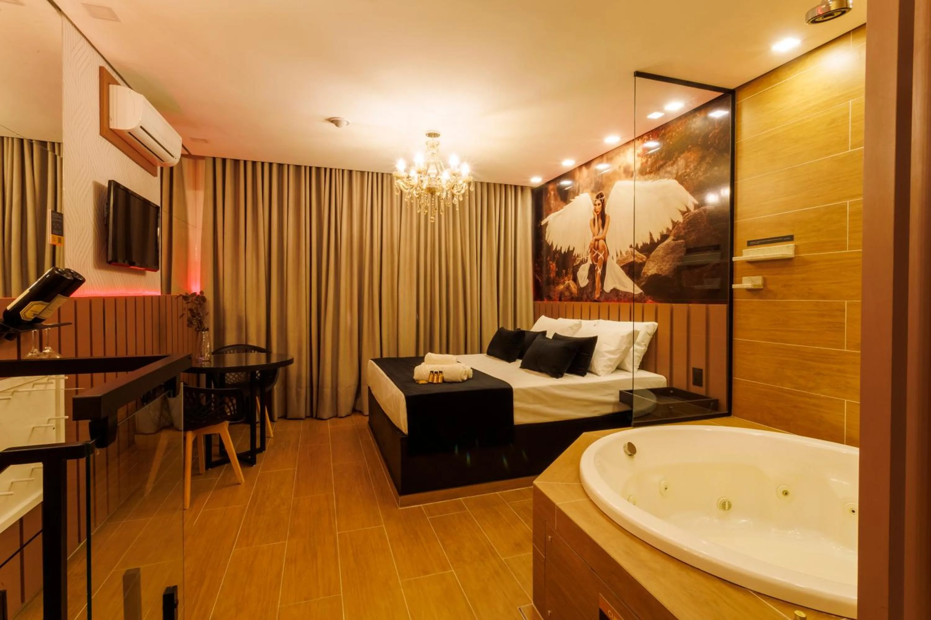 Bed in Medieval Hotel Motel SPA - Porto Alegre-RS