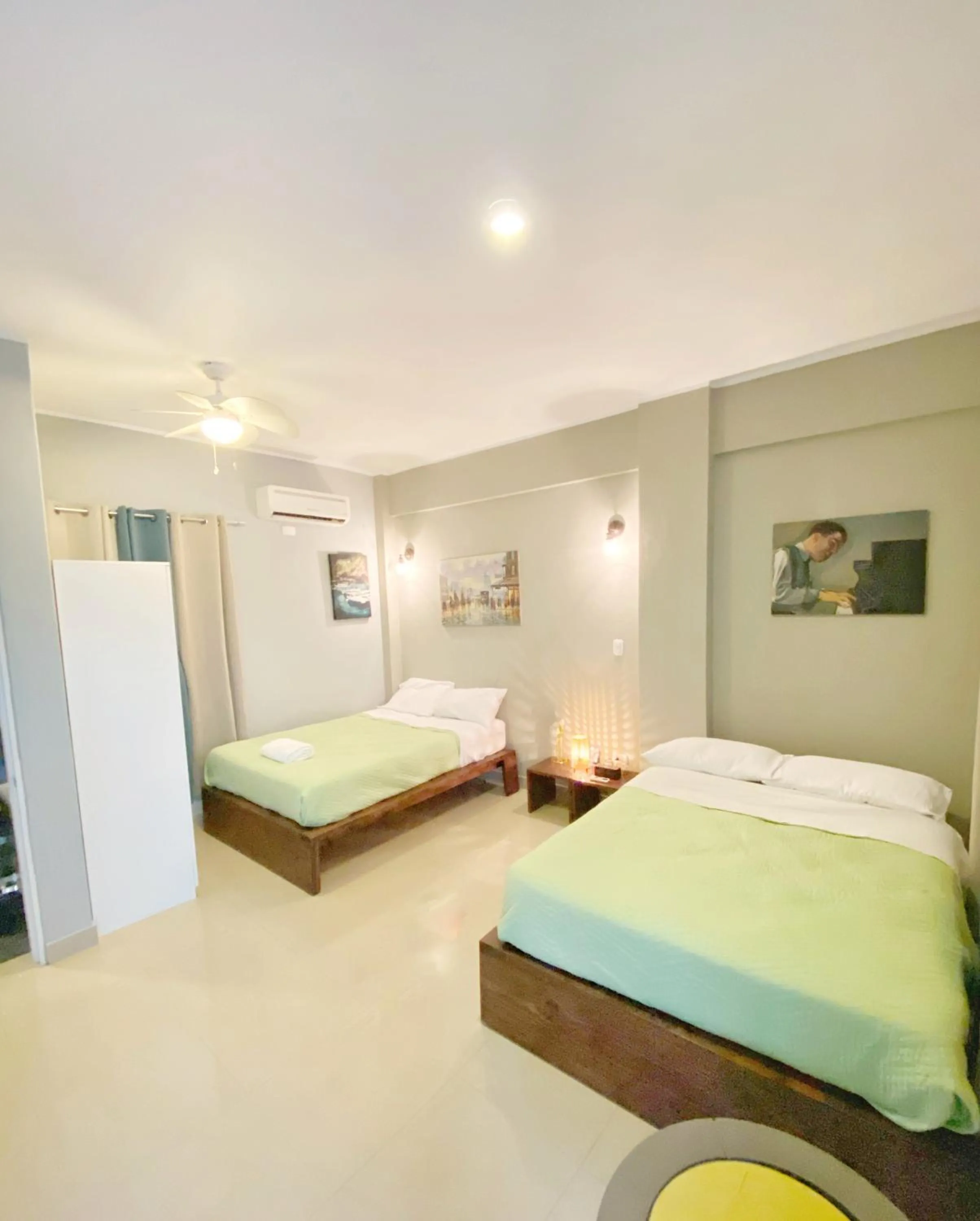 Bed in Green Oasis Hotel