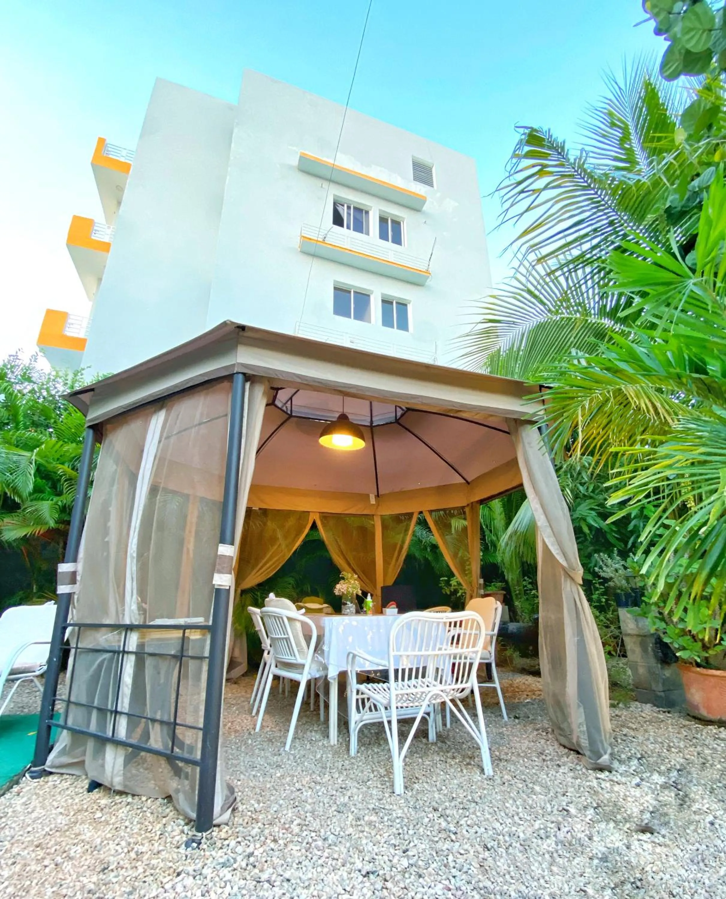 Patio in Green Oasis Hotel
