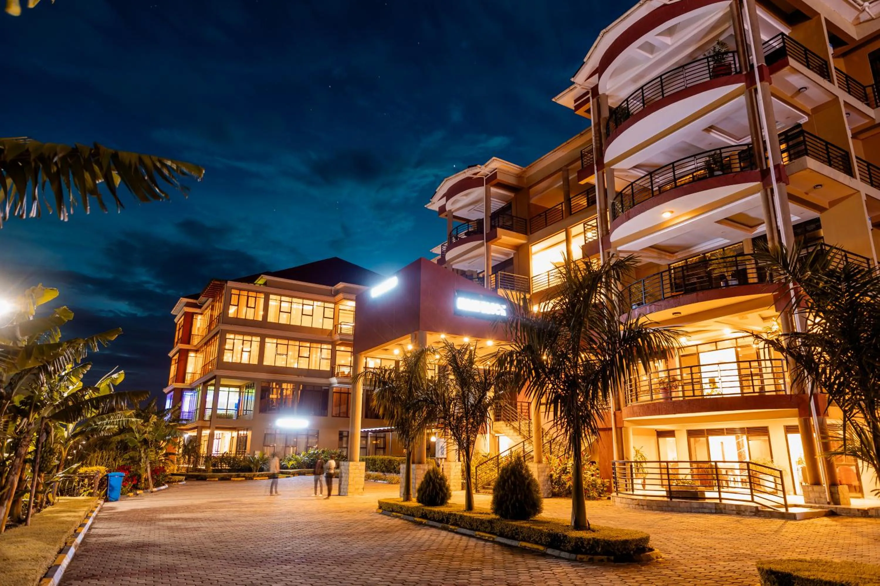 Property building in Las Vegas Garden Hotel Mbarara