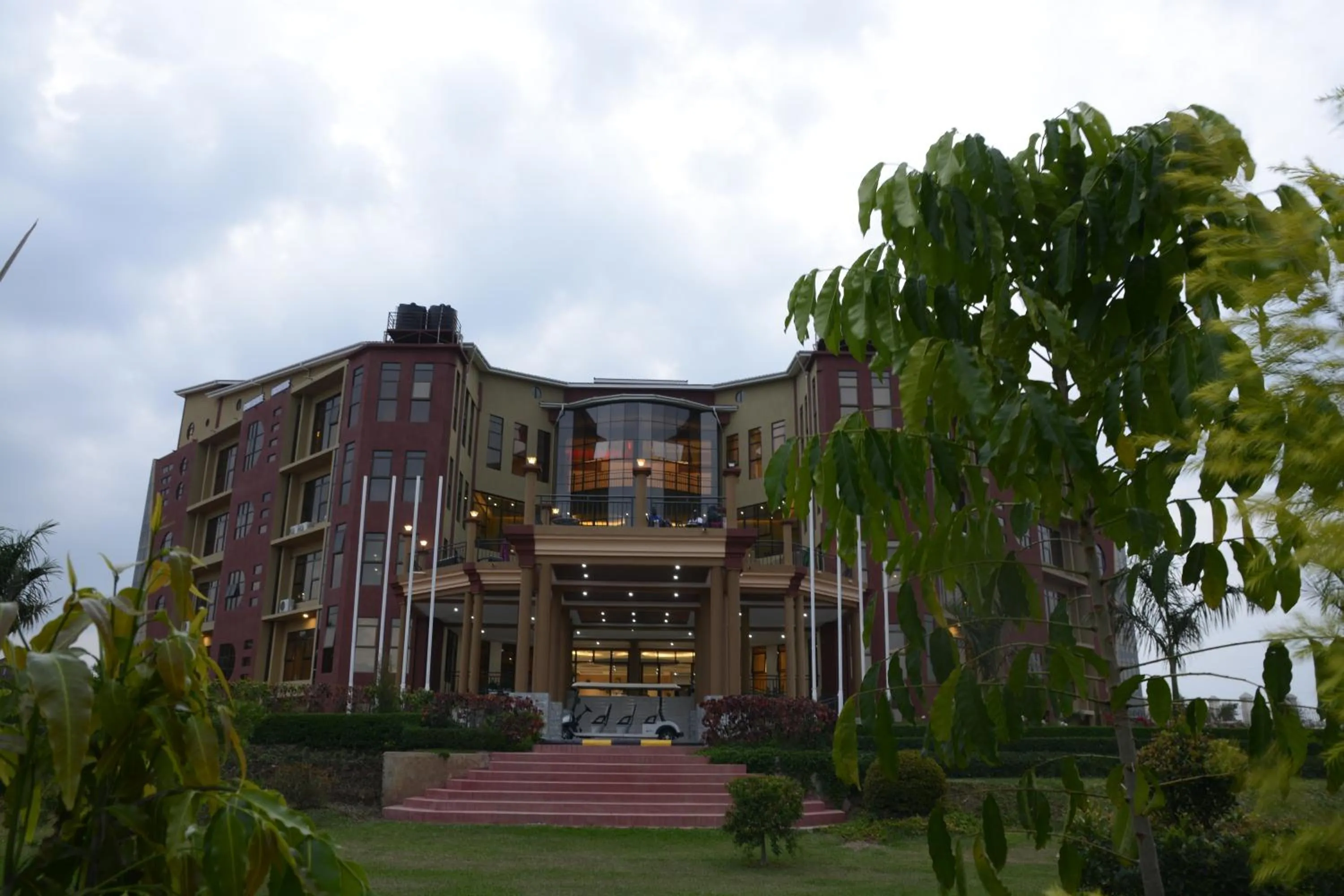 Facade/entrance in Las Vegas Garden Hotel Mbarara