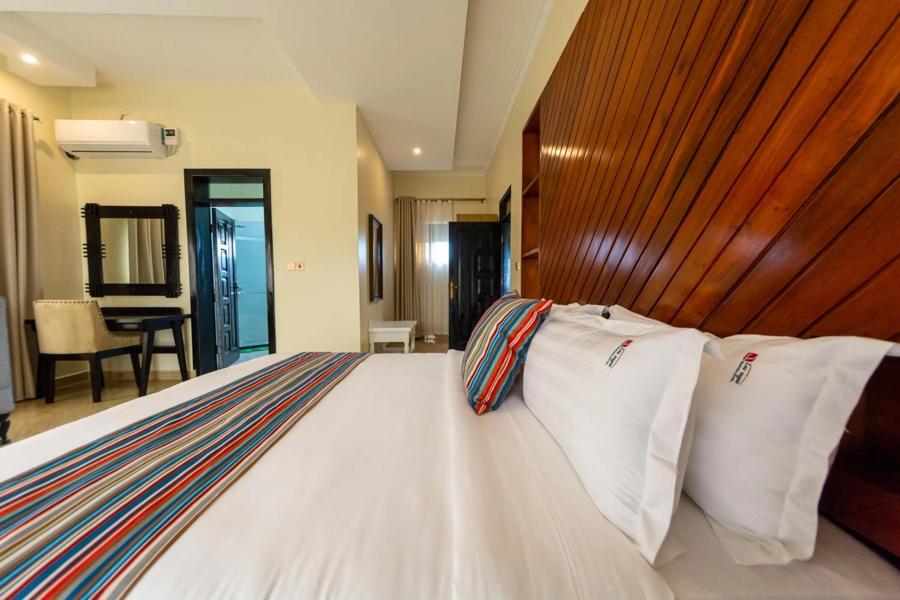 Bed in Las Vegas Garden Hotel Mbarara