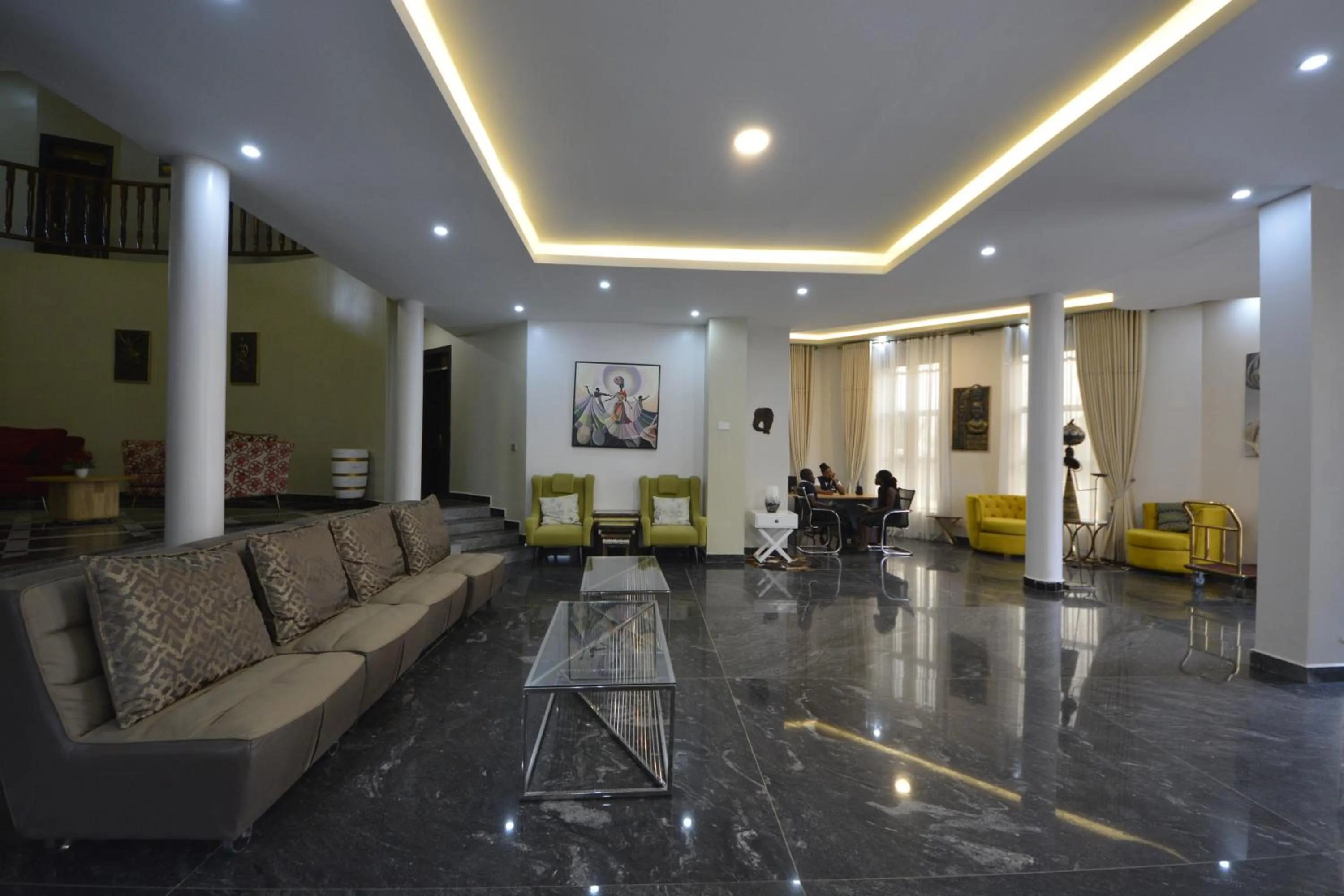 Lobby or reception in Las Vegas Garden Hotel Mbarara