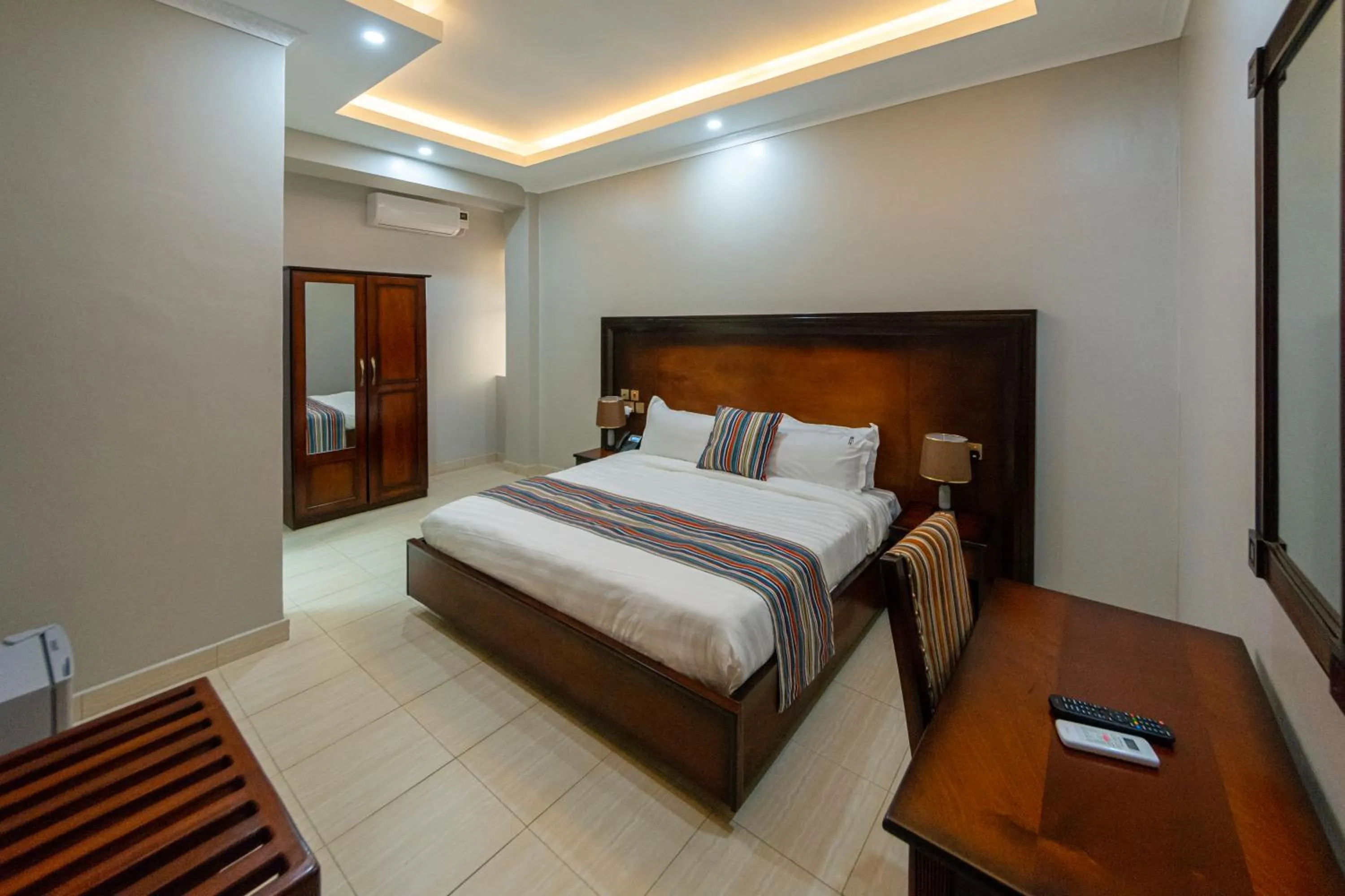 Photo of the whole room, Bed in Las Vegas Garden Hotel Mbarara