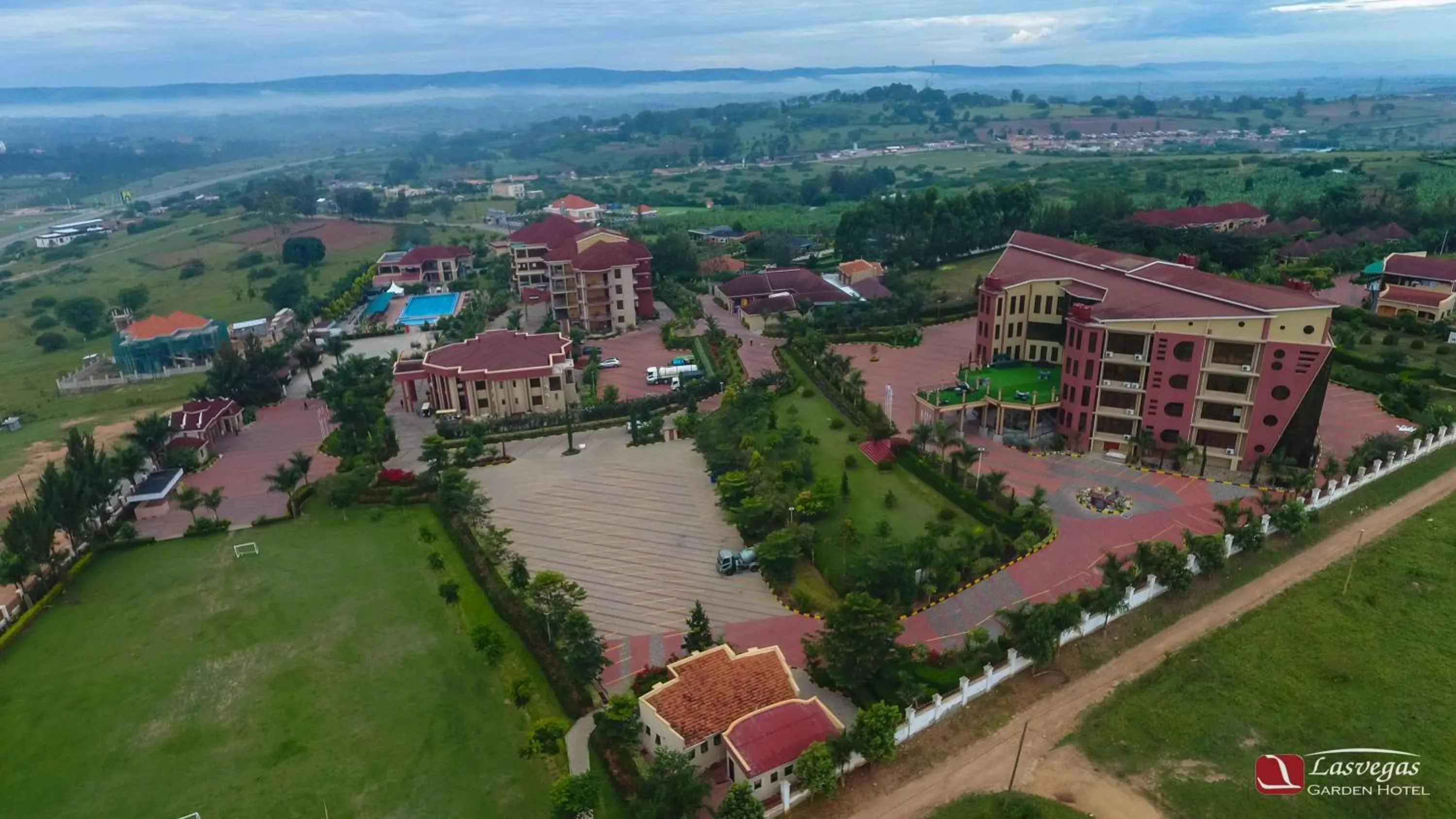 Property building in Las Vegas Garden Hotel Mbarara