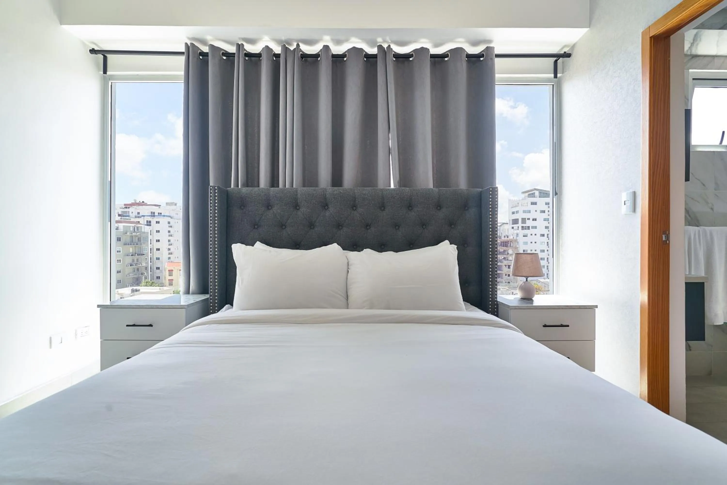 Bed in Central Suites Tower