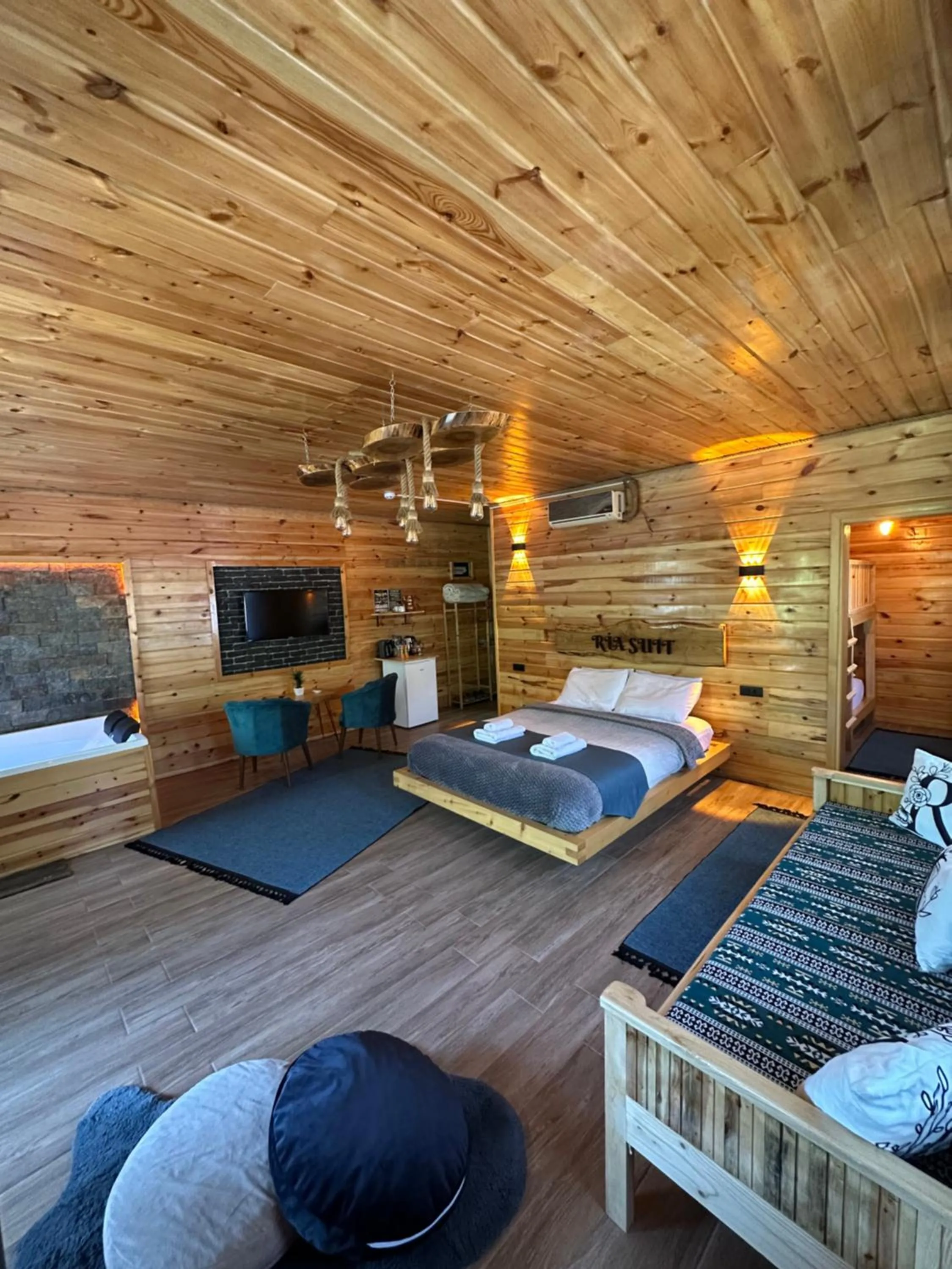 Bed in Ria süit otel bungalov