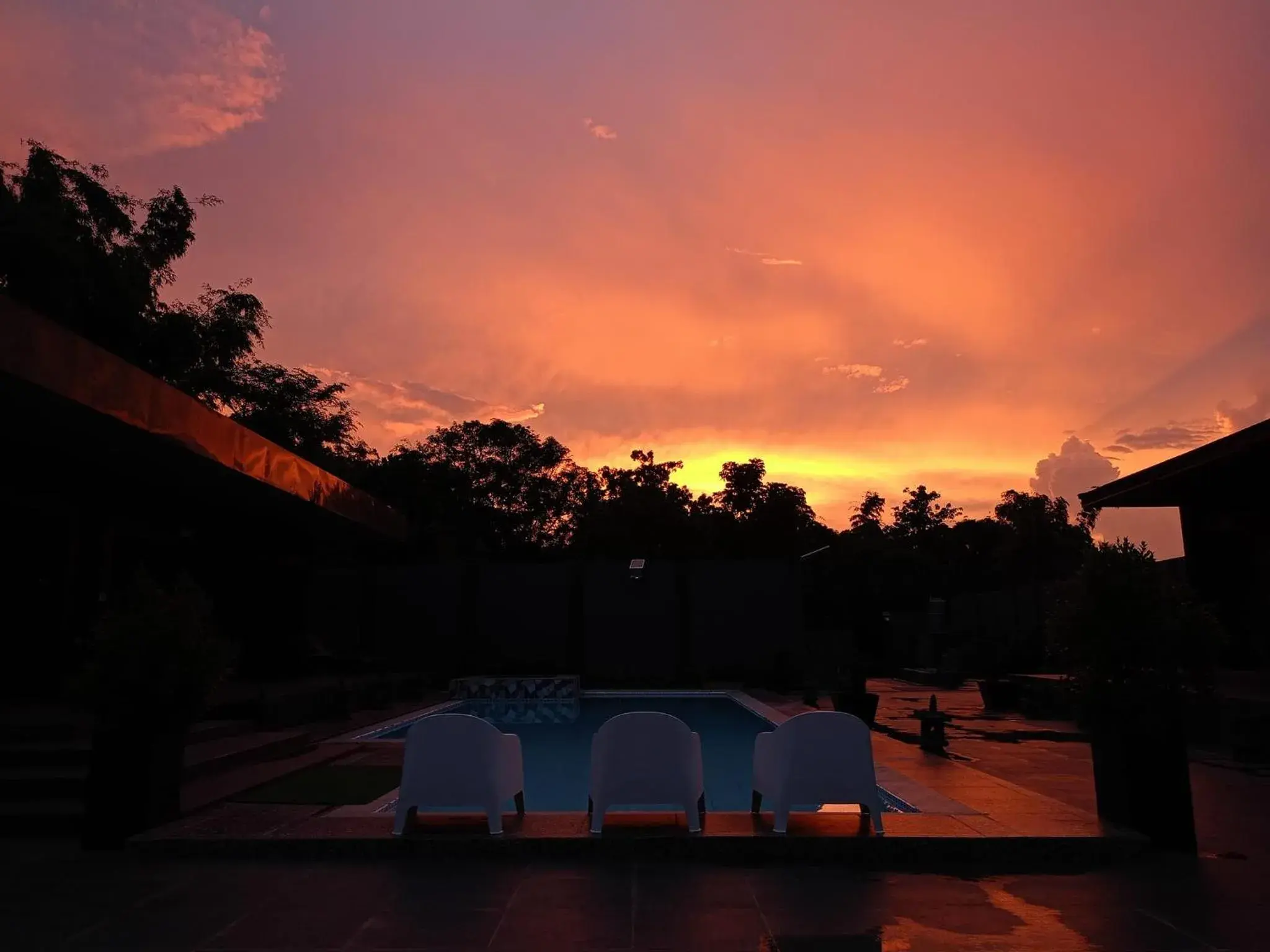 Pool view in DE PORCH Pool view in DE PORCH