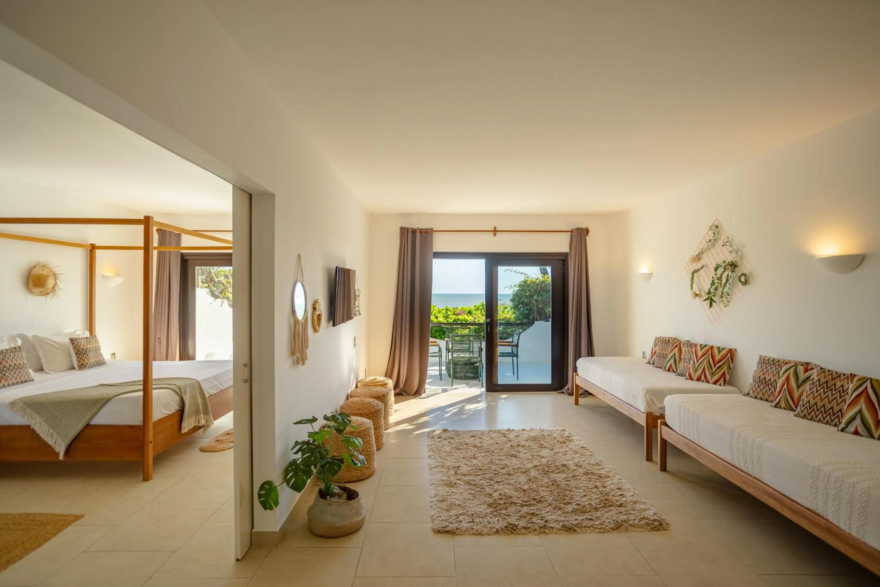 Living room, Bed in Enjoy Jeri Praia