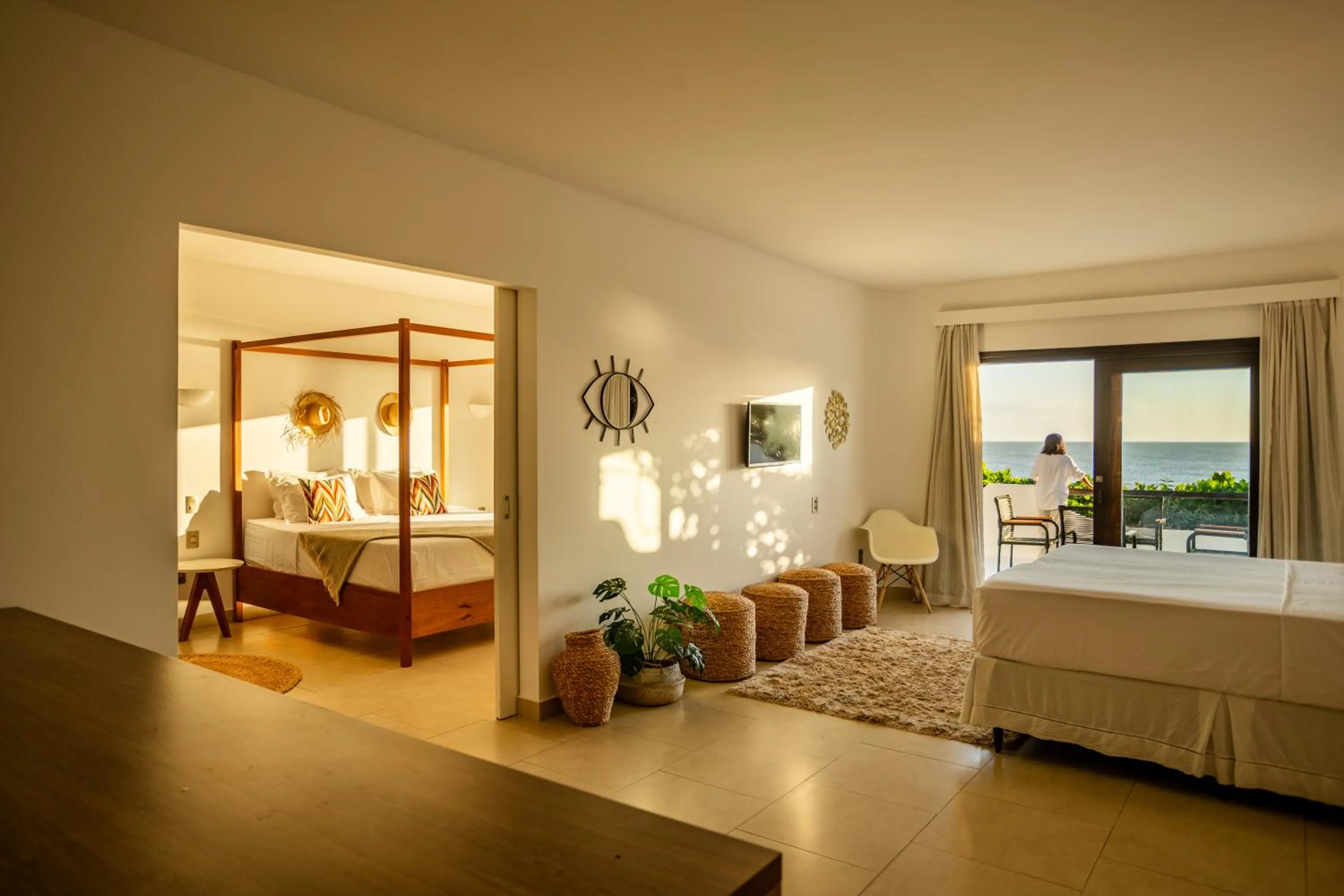 Living room, Bed in Enjoy Jeri Praia