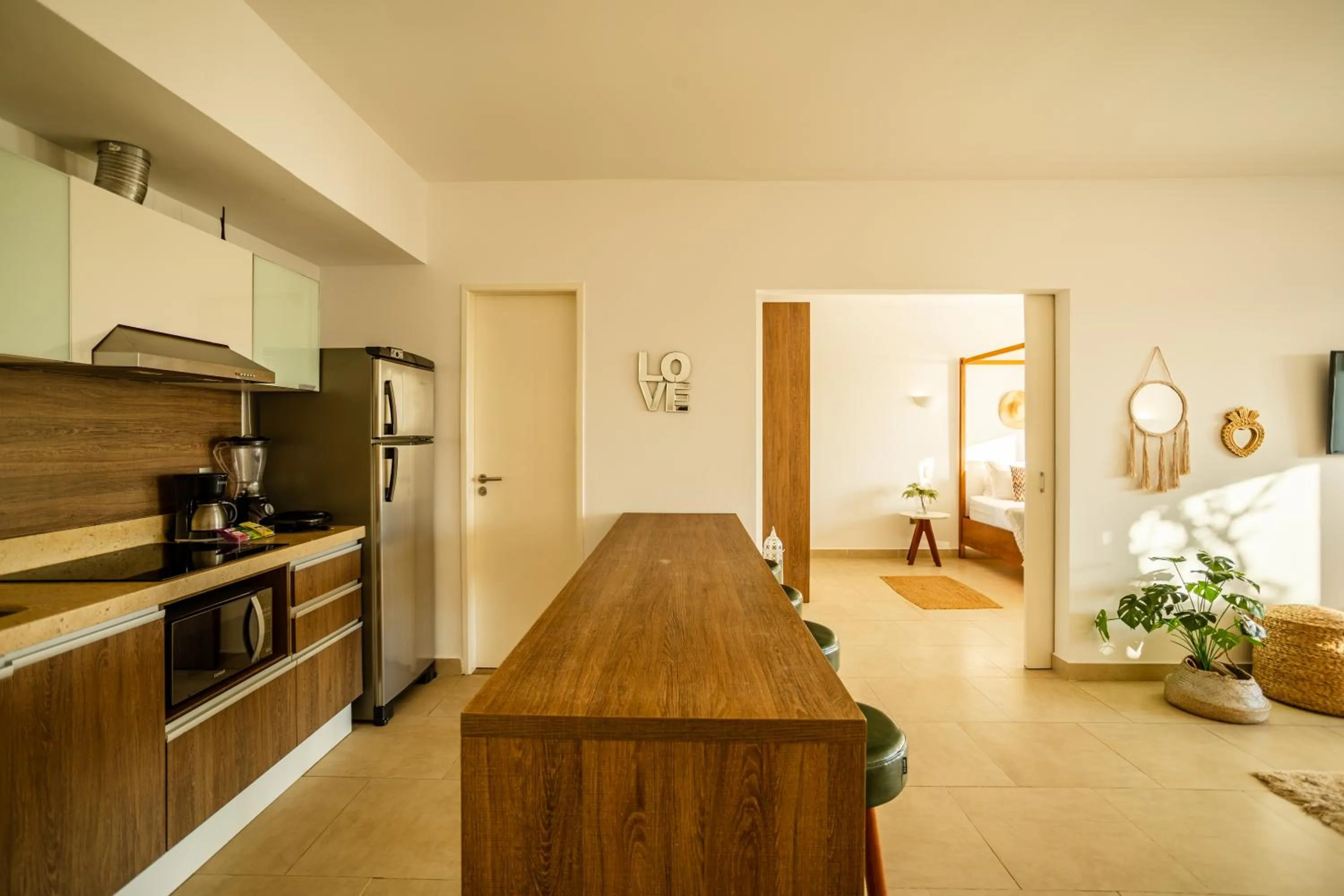 Kitchen or kitchenette in Enjoy Jeri Praia