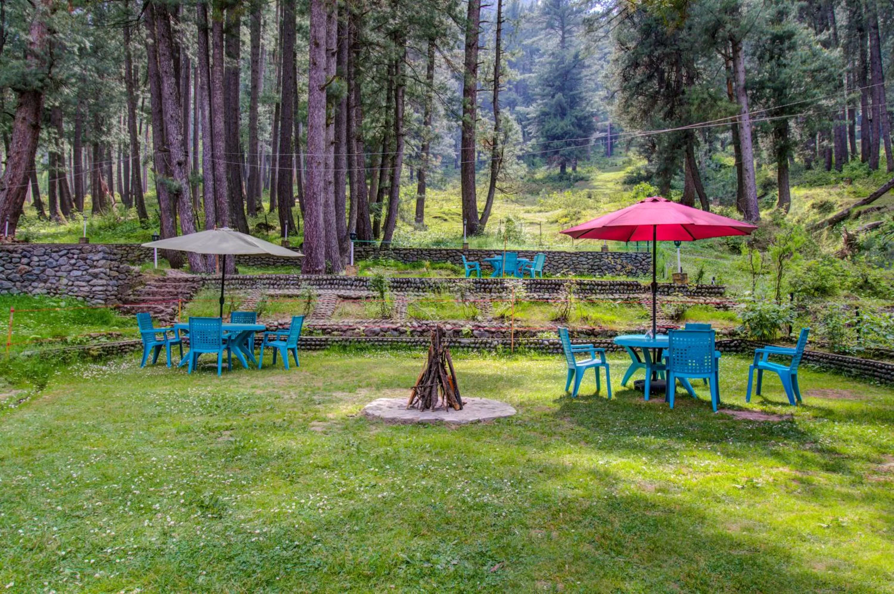 Garden view in Hotel Little Silver