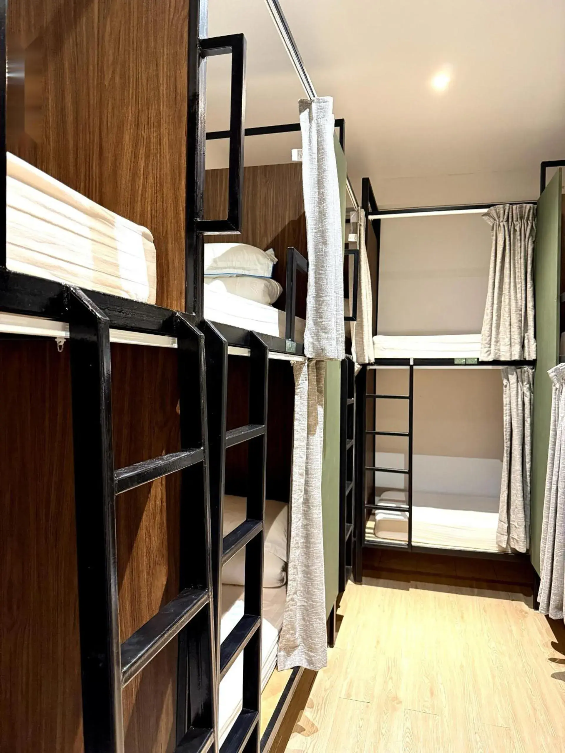 Bunk Bed in Female Dormitory Room in Jiran Hostel Kota Kinabalu Bunk Bed in Female Dormitory Room in Jiran Hostel Kota Kinabalu