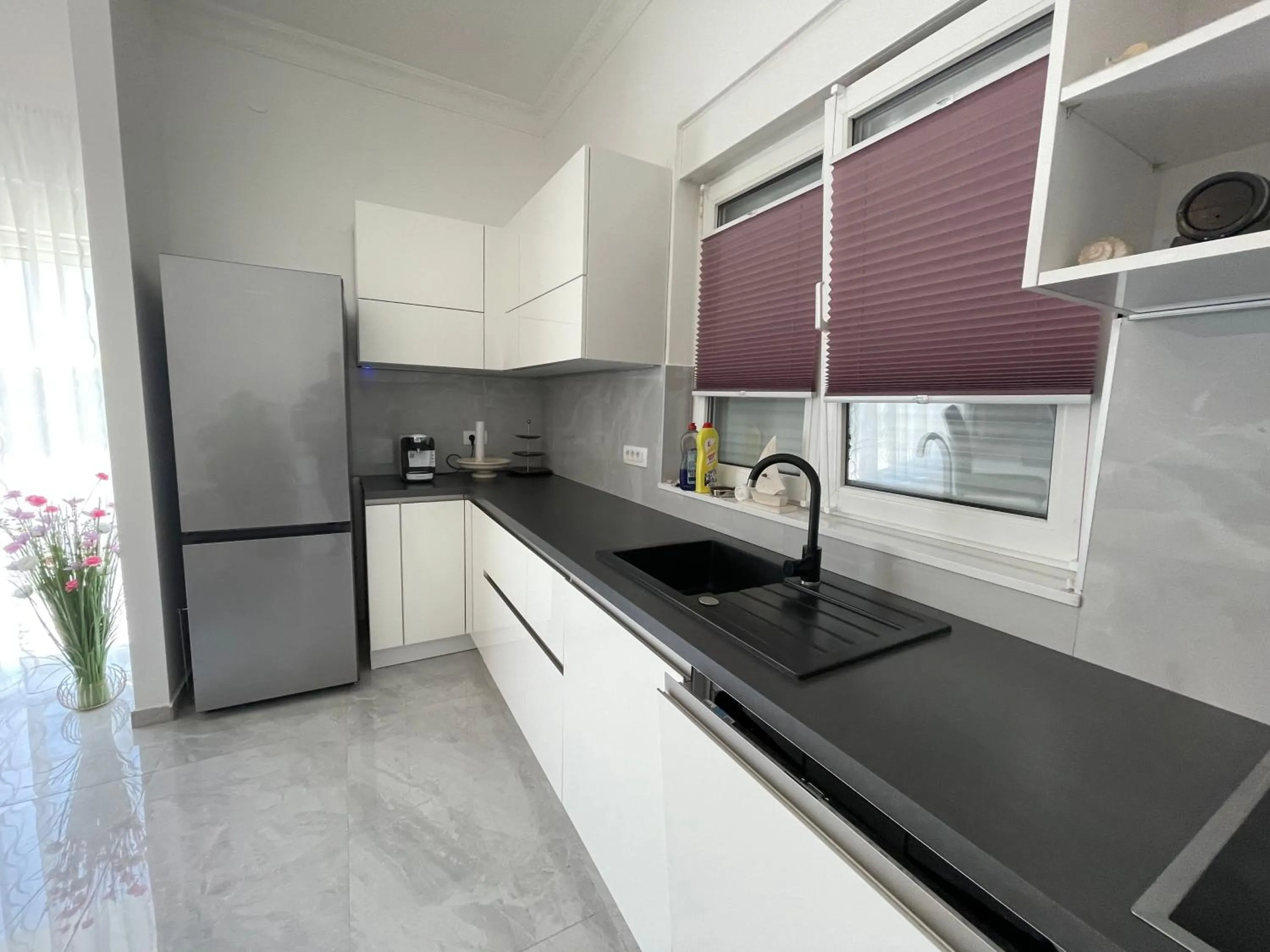 Kitchen or kitchenette in Apartments Adria