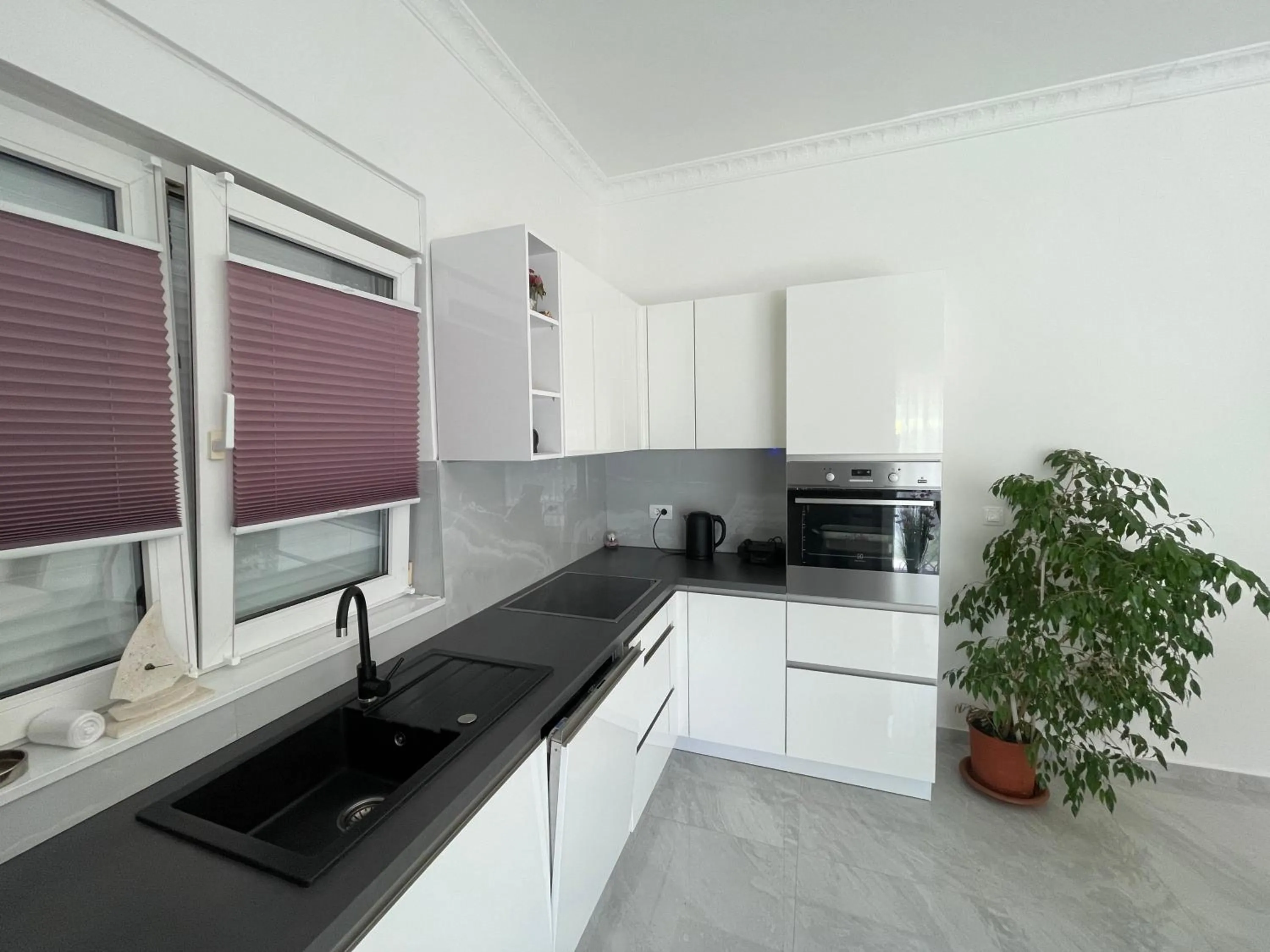 Kitchen or kitchenette in Apartments Adria