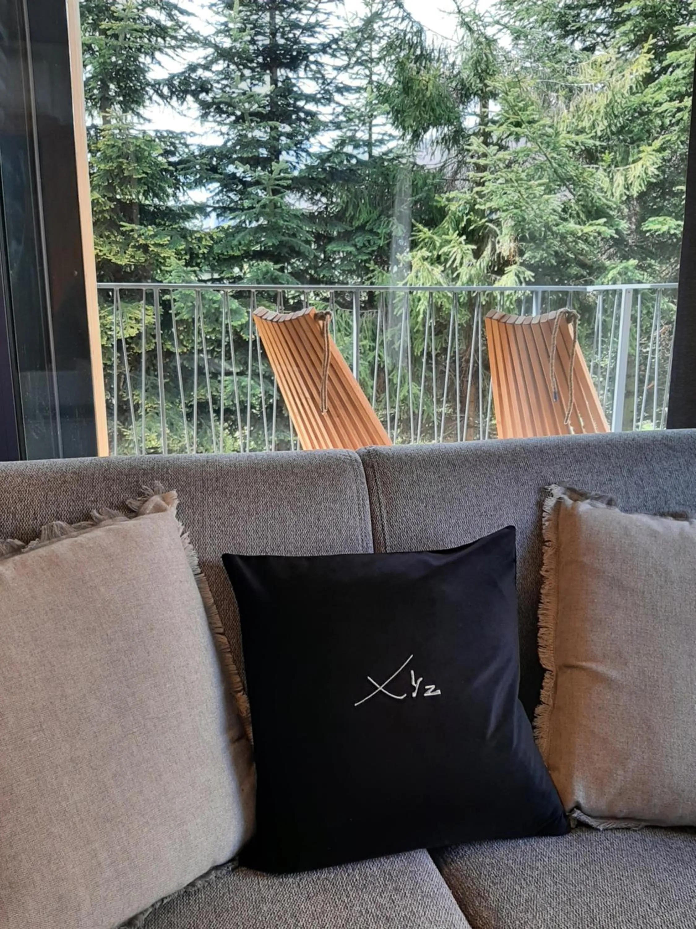Seating area in XYZ eXtreme You Zen