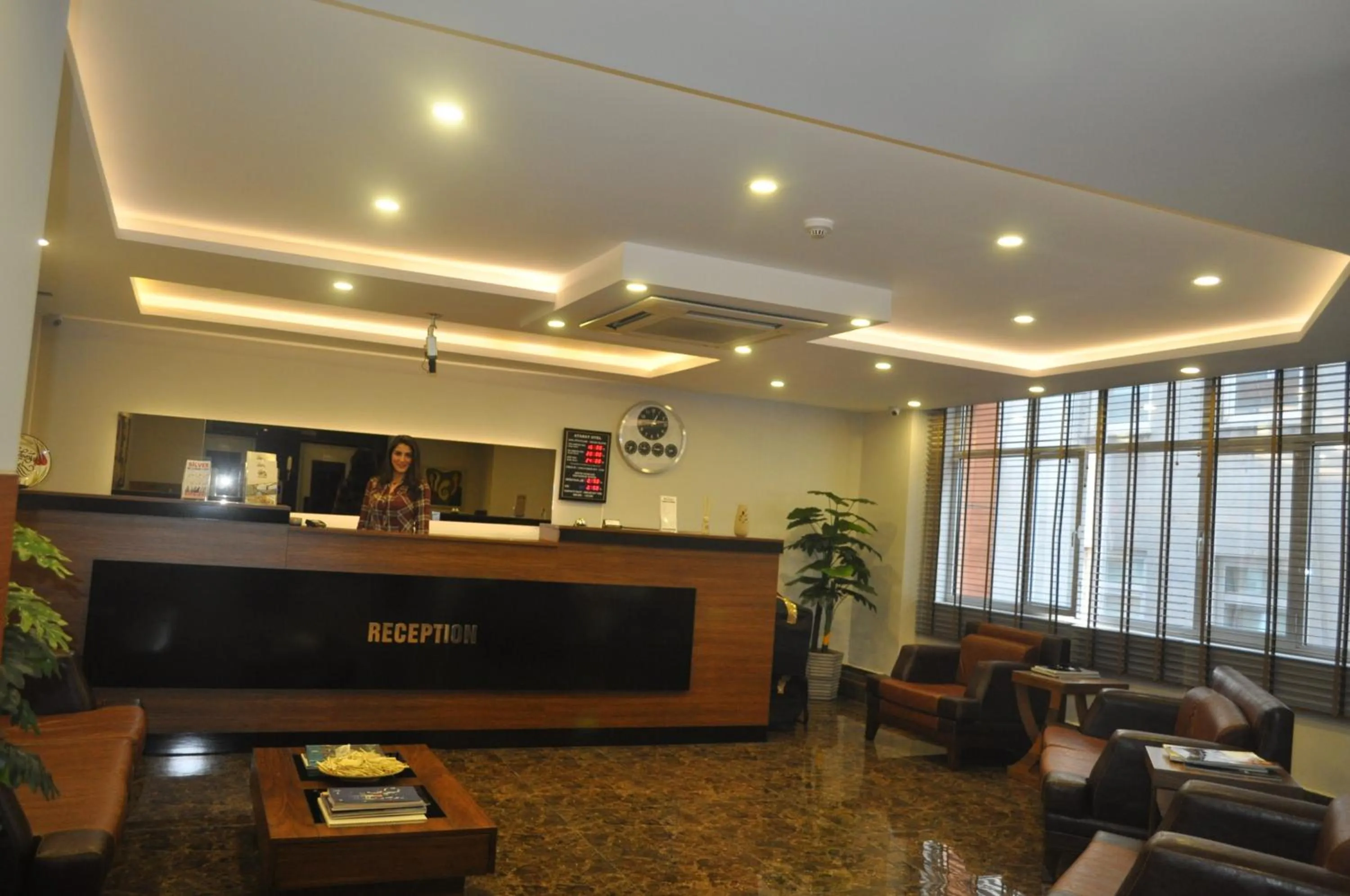Lobby or reception in Hotel Atabay