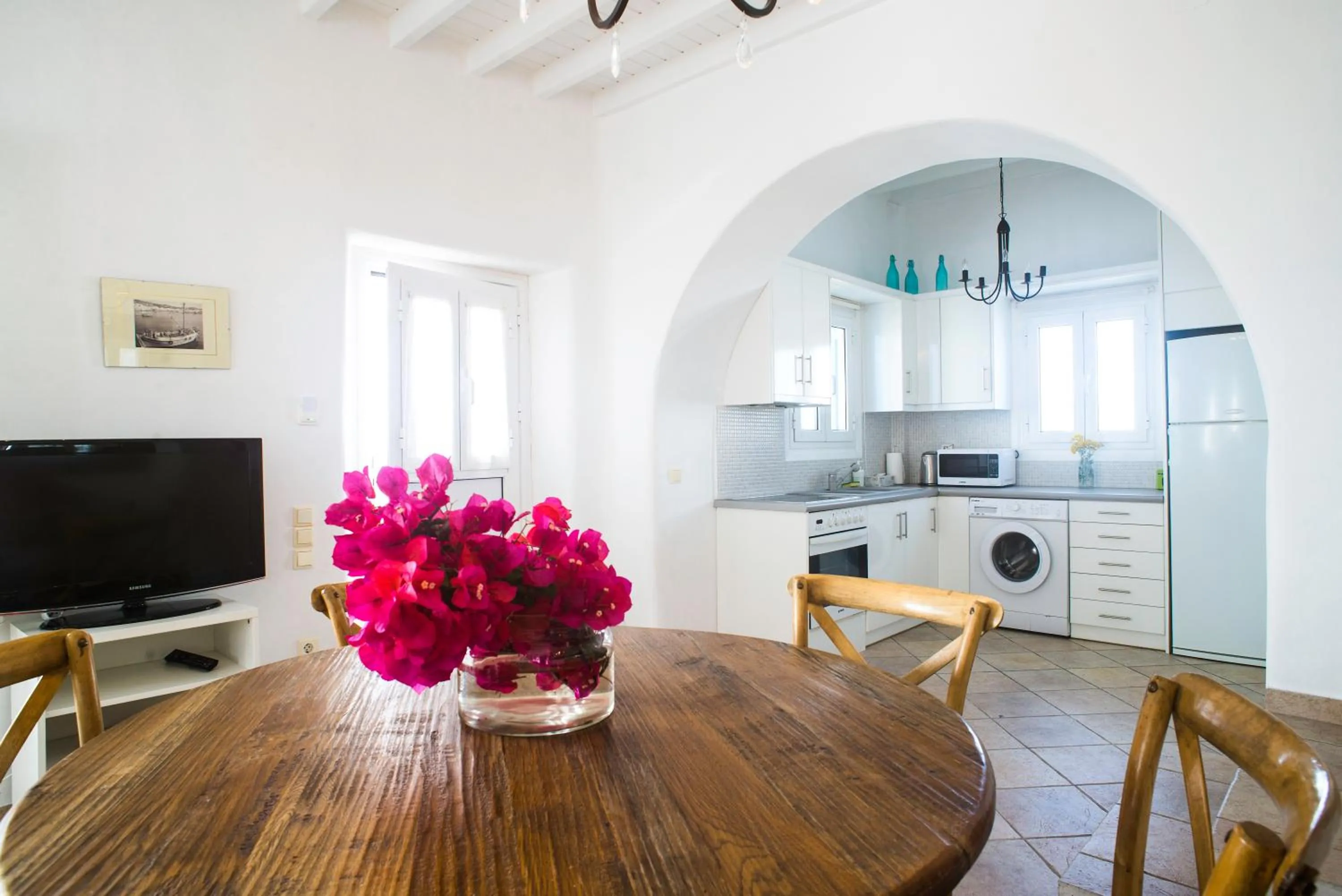 Kitchen or kitchenette in Aeri Villas & Apartments