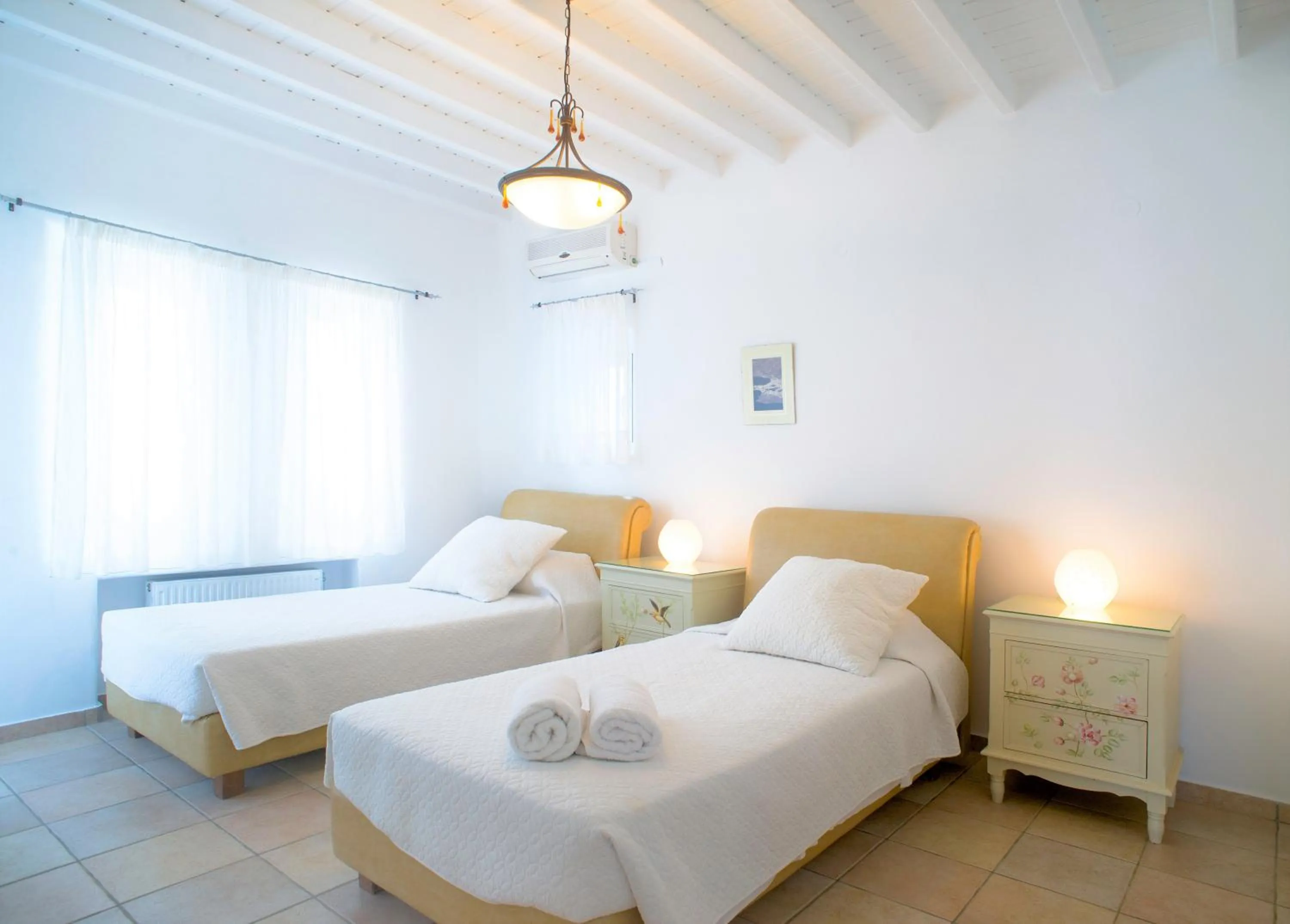 Bed in Aeri Villas & Apartments