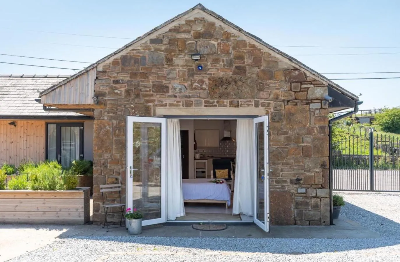 Patio in Rossendale Holiday Cottages & Spa