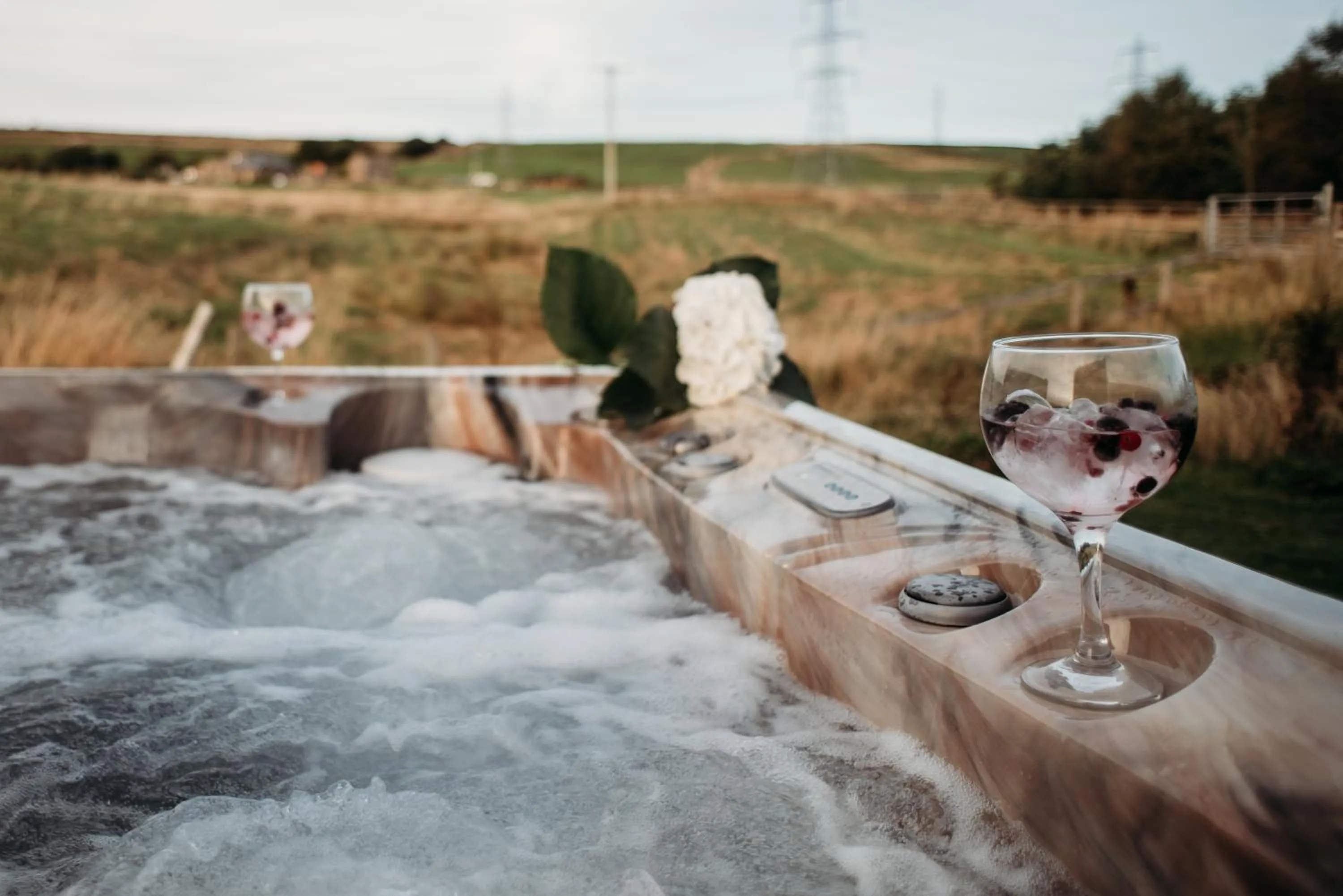 Hot Tub in Rossendale Holiday Cottages & Spa