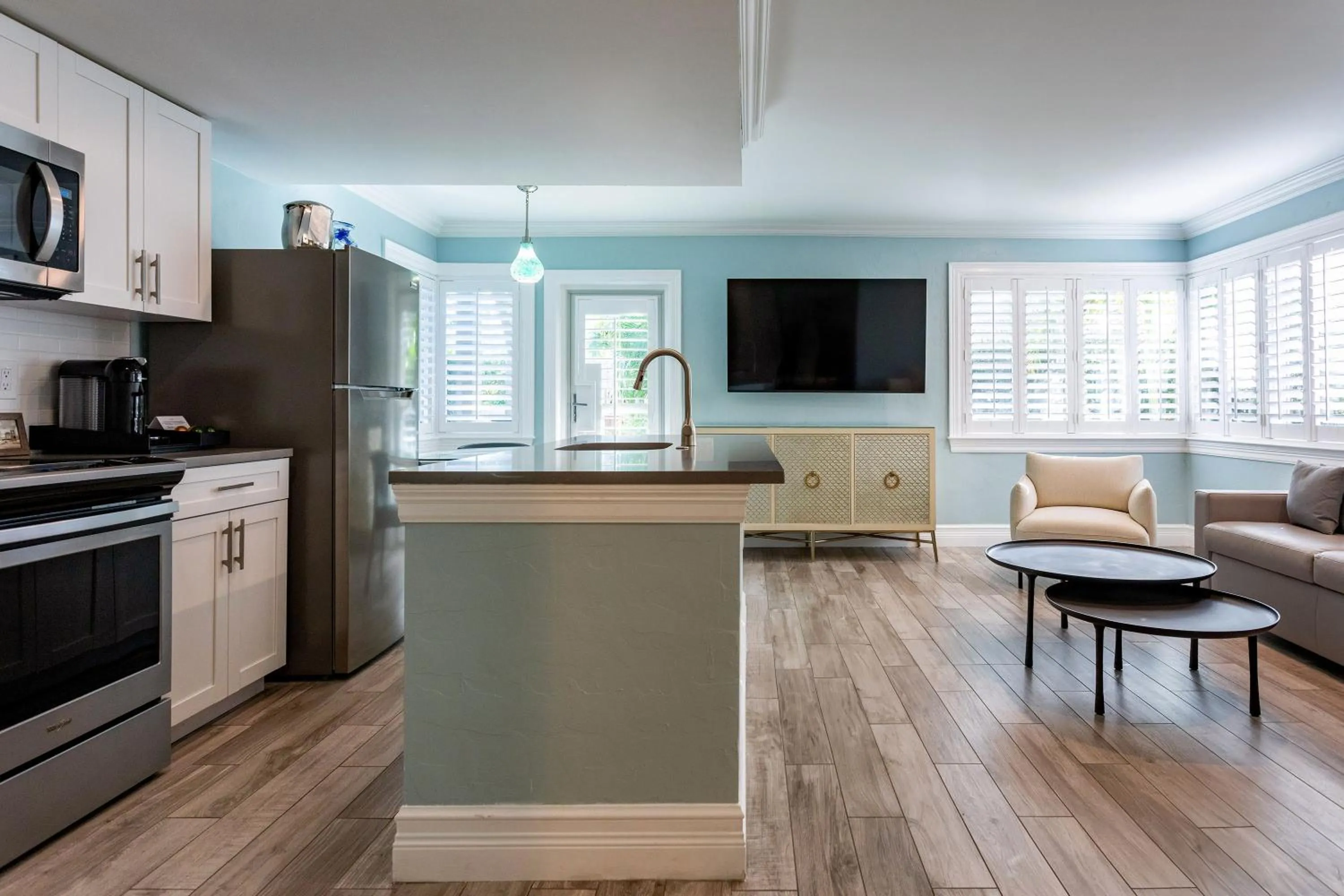Living room in Crane's Beach House Boutique Hotel & Luxury Villas