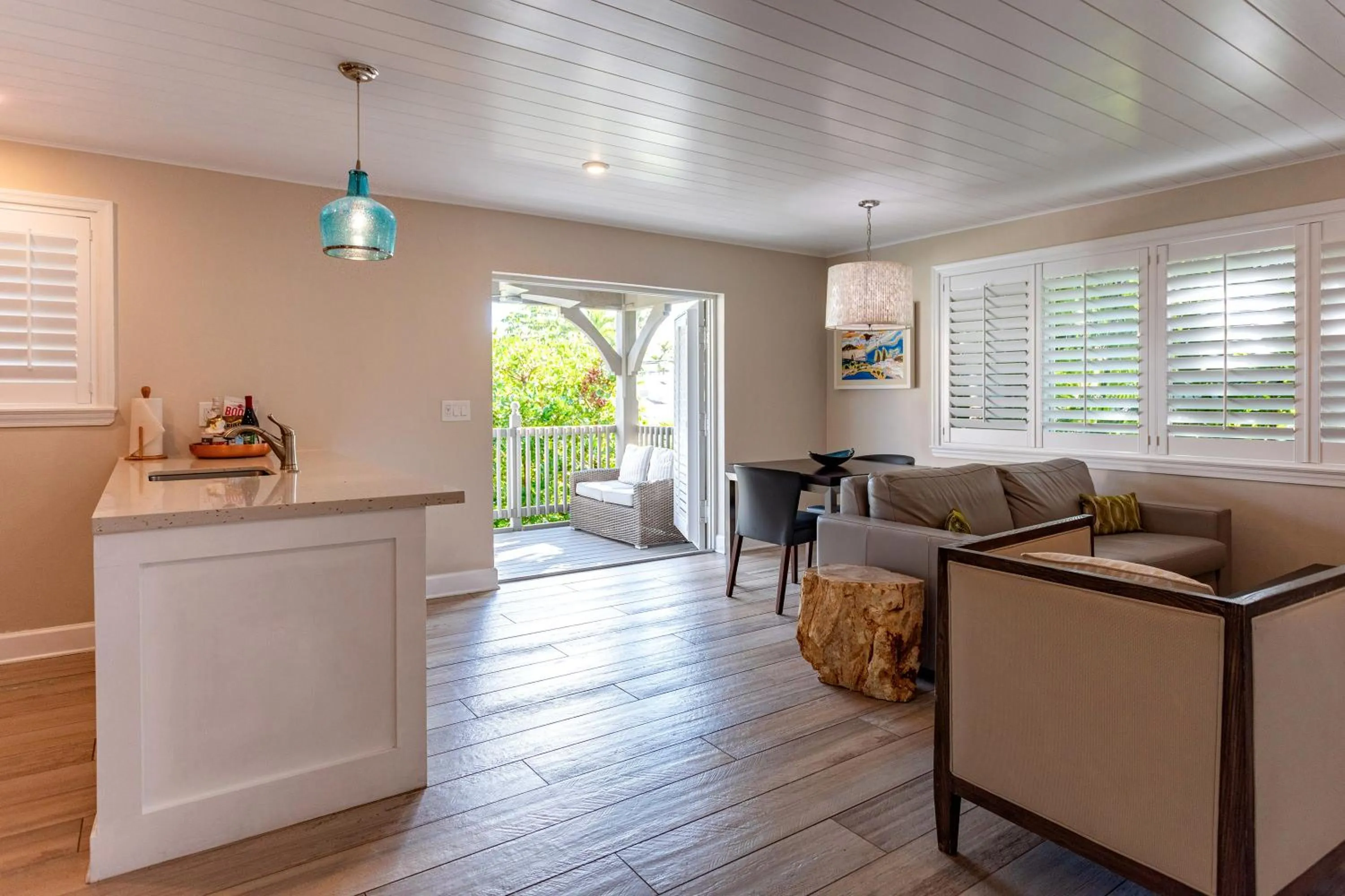 Living room in Crane's Beach House Boutique Hotel & Luxury Villas