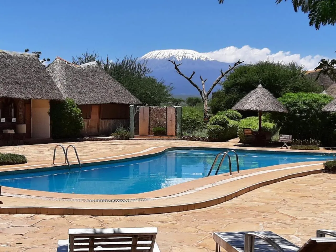 Swimming pool in AA Lodge Amboseli