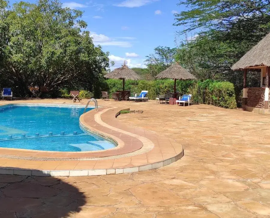 Swimming pool in AA Lodge Amboseli Swimming pool in AA Lodge Amboseli