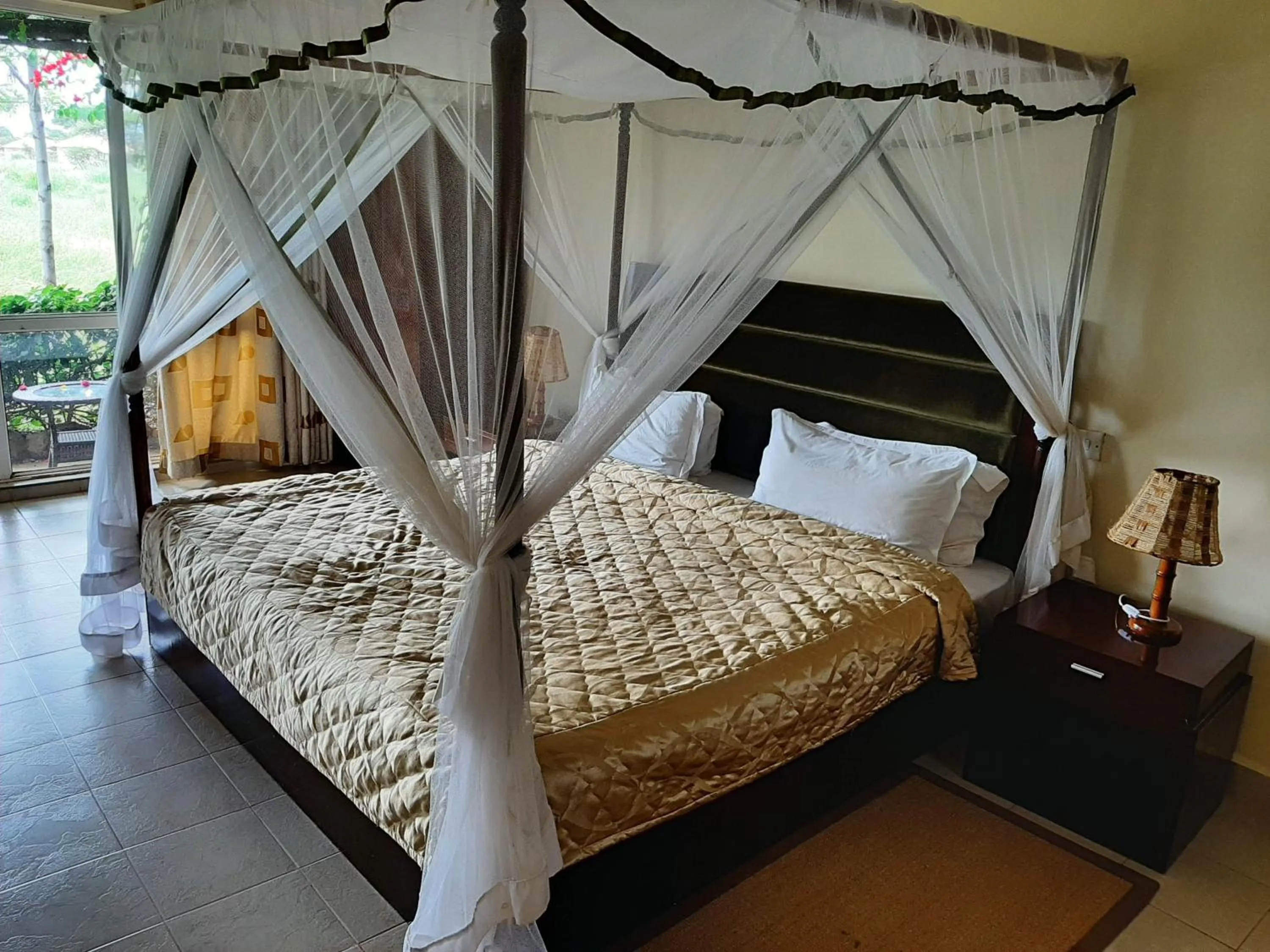 Property building, Bed in AA Lodge Amboseli