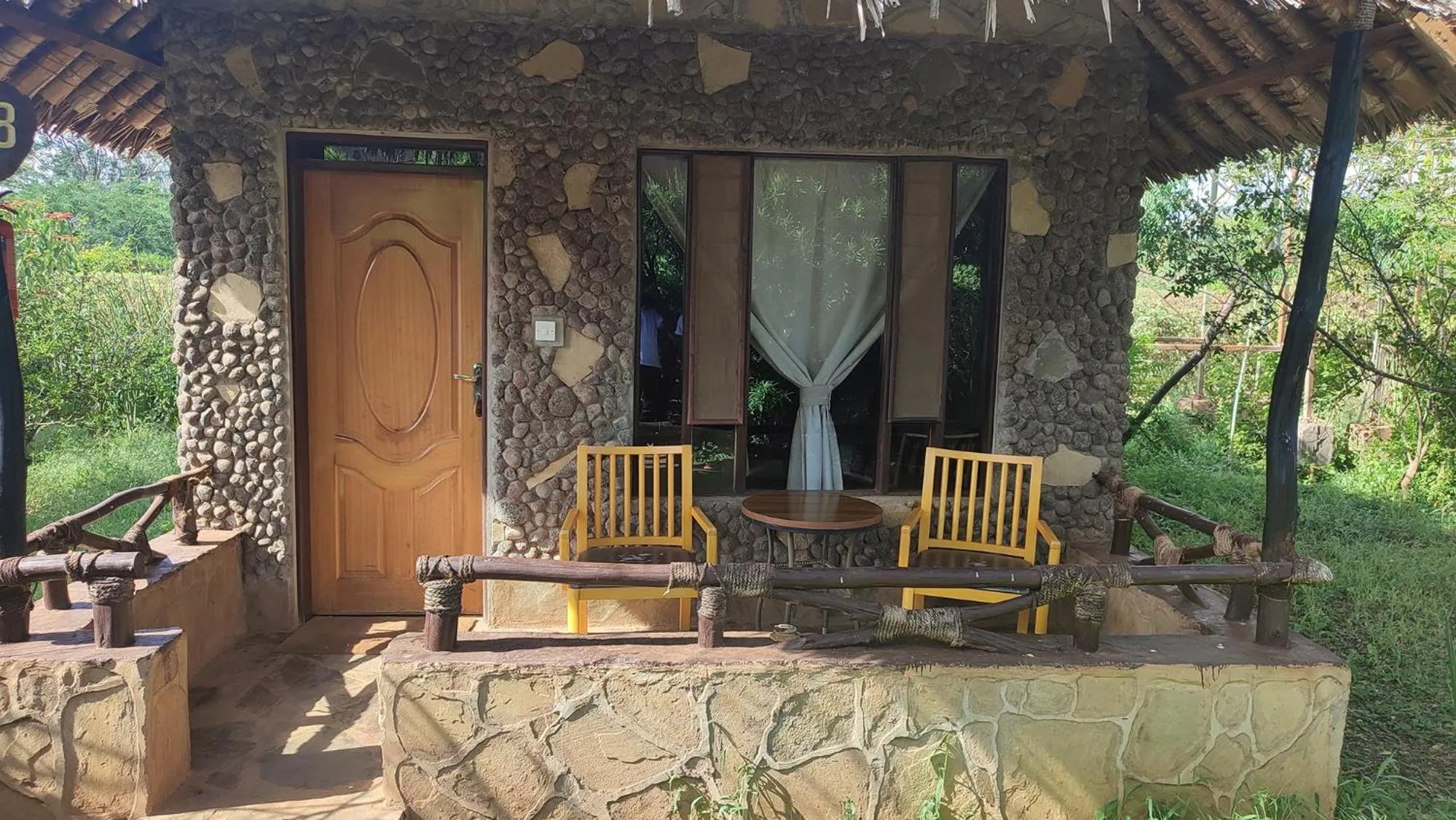 Seating area in AA Lodge Amboseli