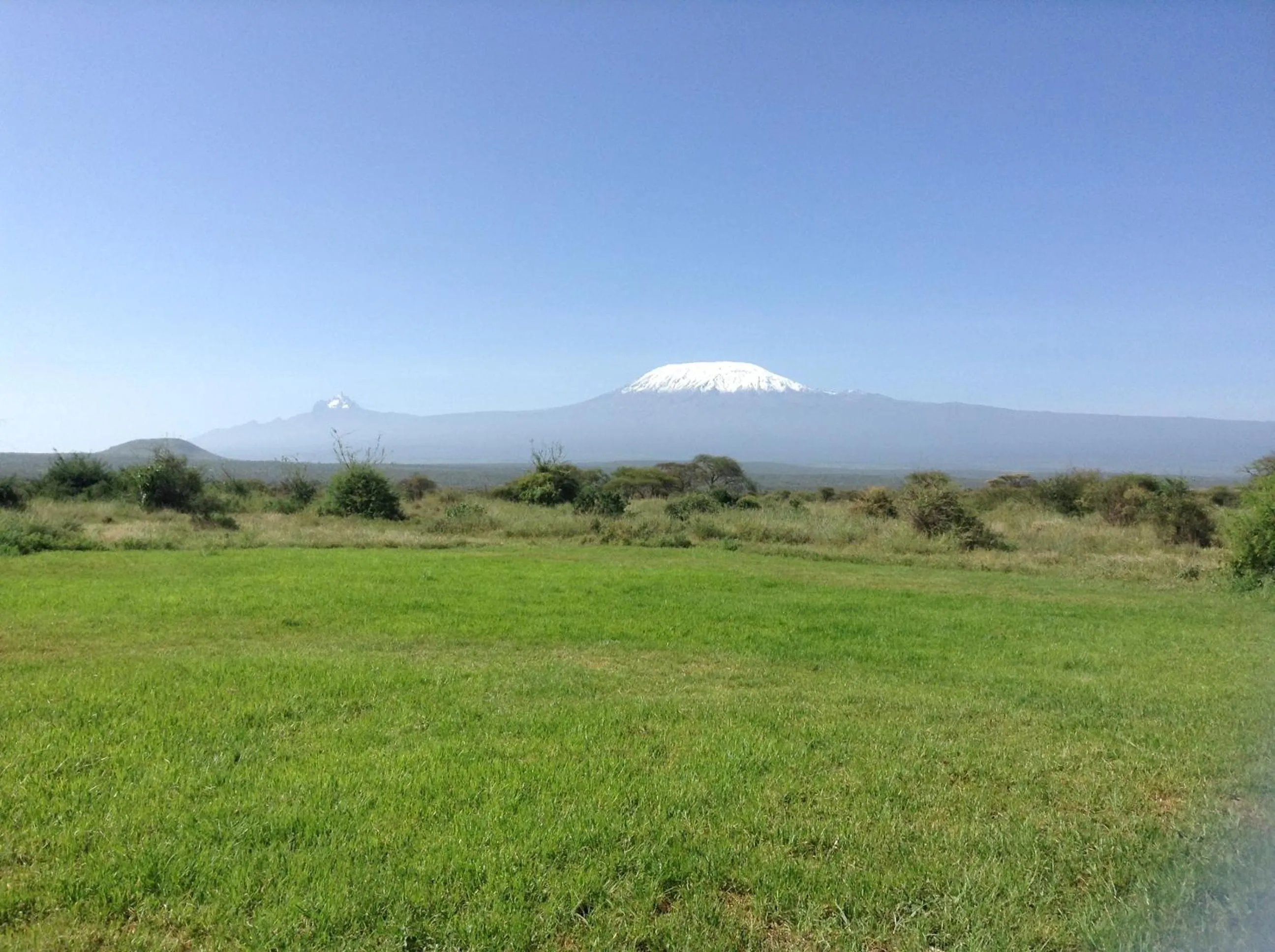 Natural landscape in AA Lodge Amboseli