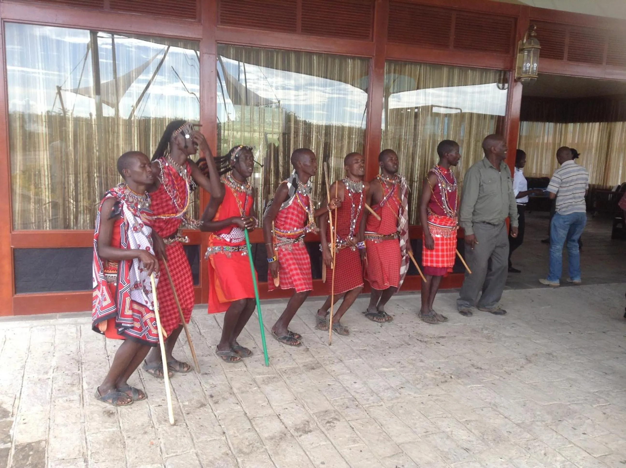 Evening entertainment in AA Lodge Maasai Mara