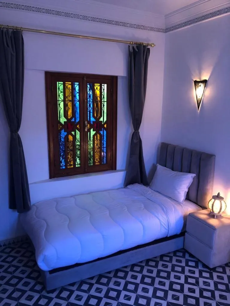 Bed in Riad Amely