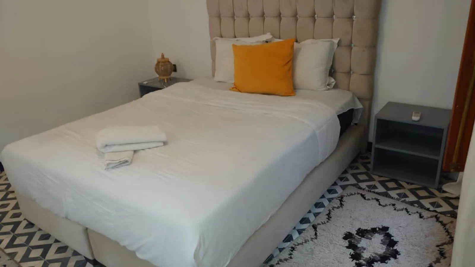 Bed in Riad Amely